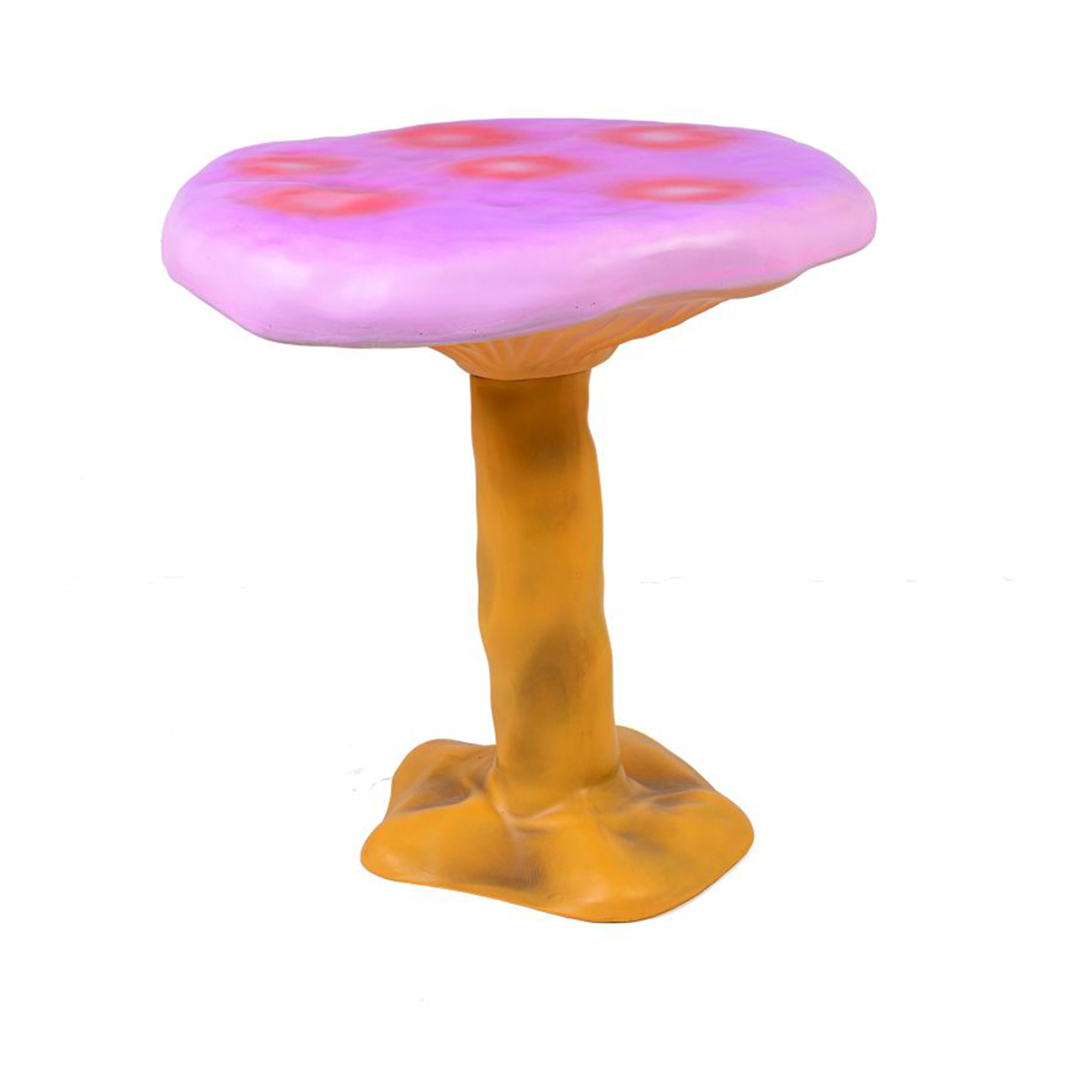 Seletti - Fiberglass Table Amanita 70 x 73 cm - Purple - Matbord - Marcantonio Raimondi Malerba - Flerfärgad - Glas