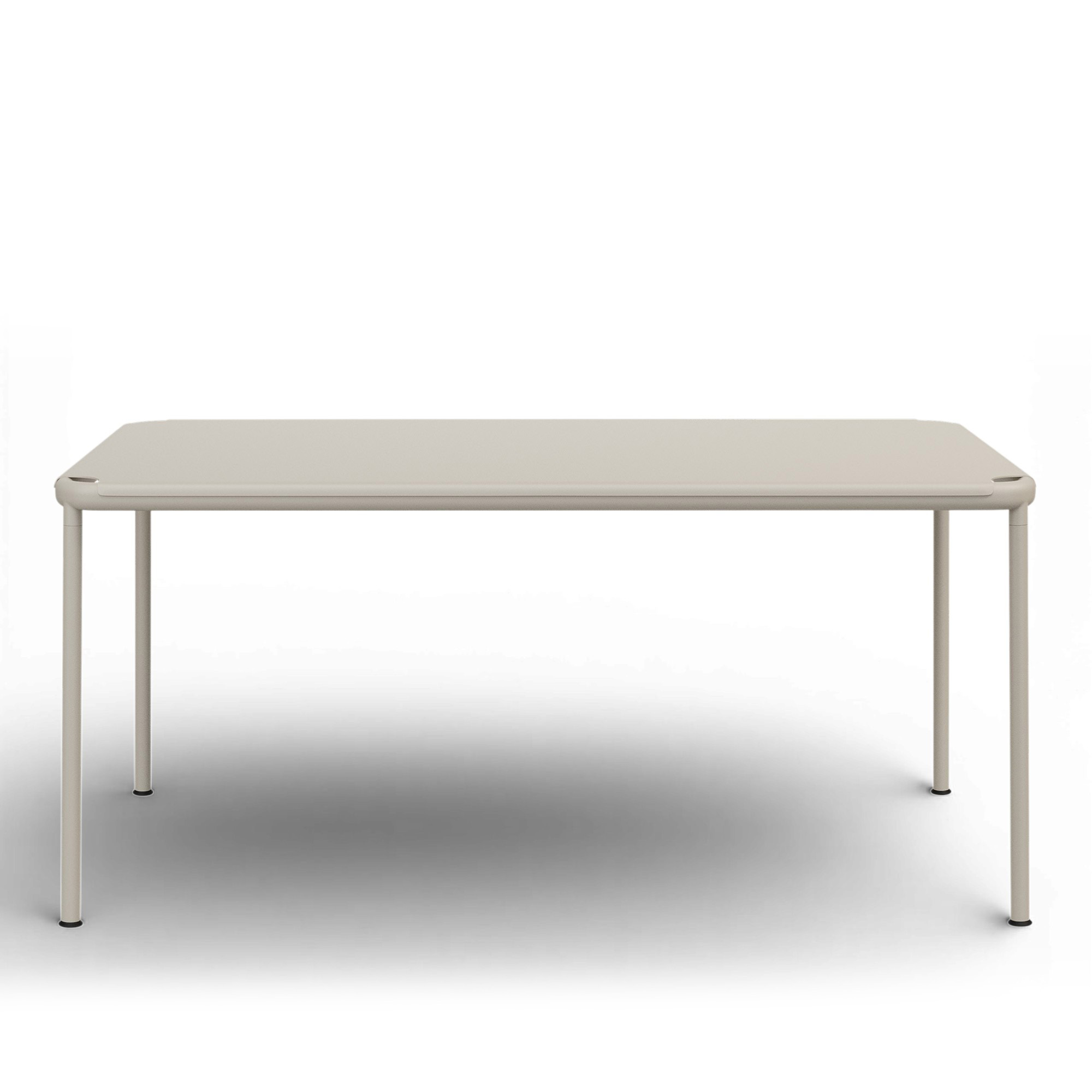 fritz hansen - vind table mist grey - matbord utomhus - kasper salto - grå - metall