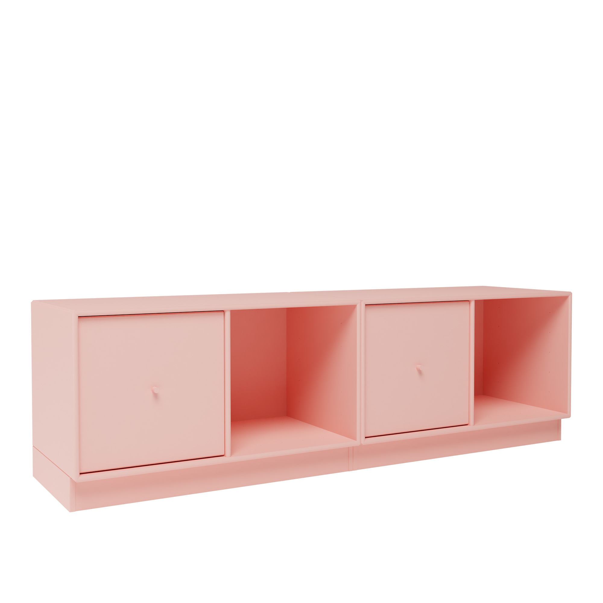 montana - rest ii bench 167-ruby 07 plinth 7 cm - skåp och vitrinskåp - peter j. lassen - rosa - trä