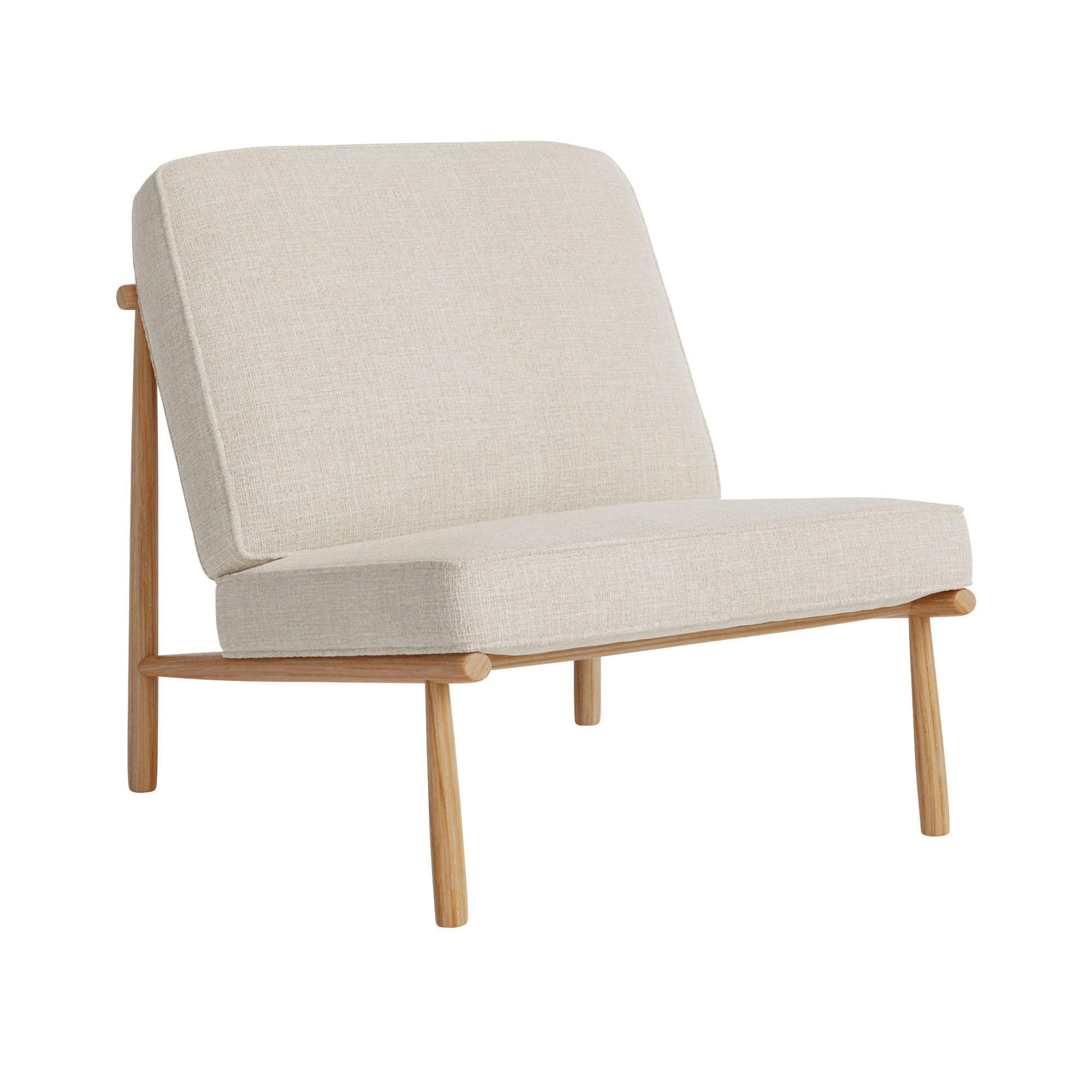 DUX - Domus Chair Wood, Prisgrupp 6 Tosca 02 - Fåtöljer - Alf Svensson - Träfärgad - Läder/Trä/Textilmaterial/Skum