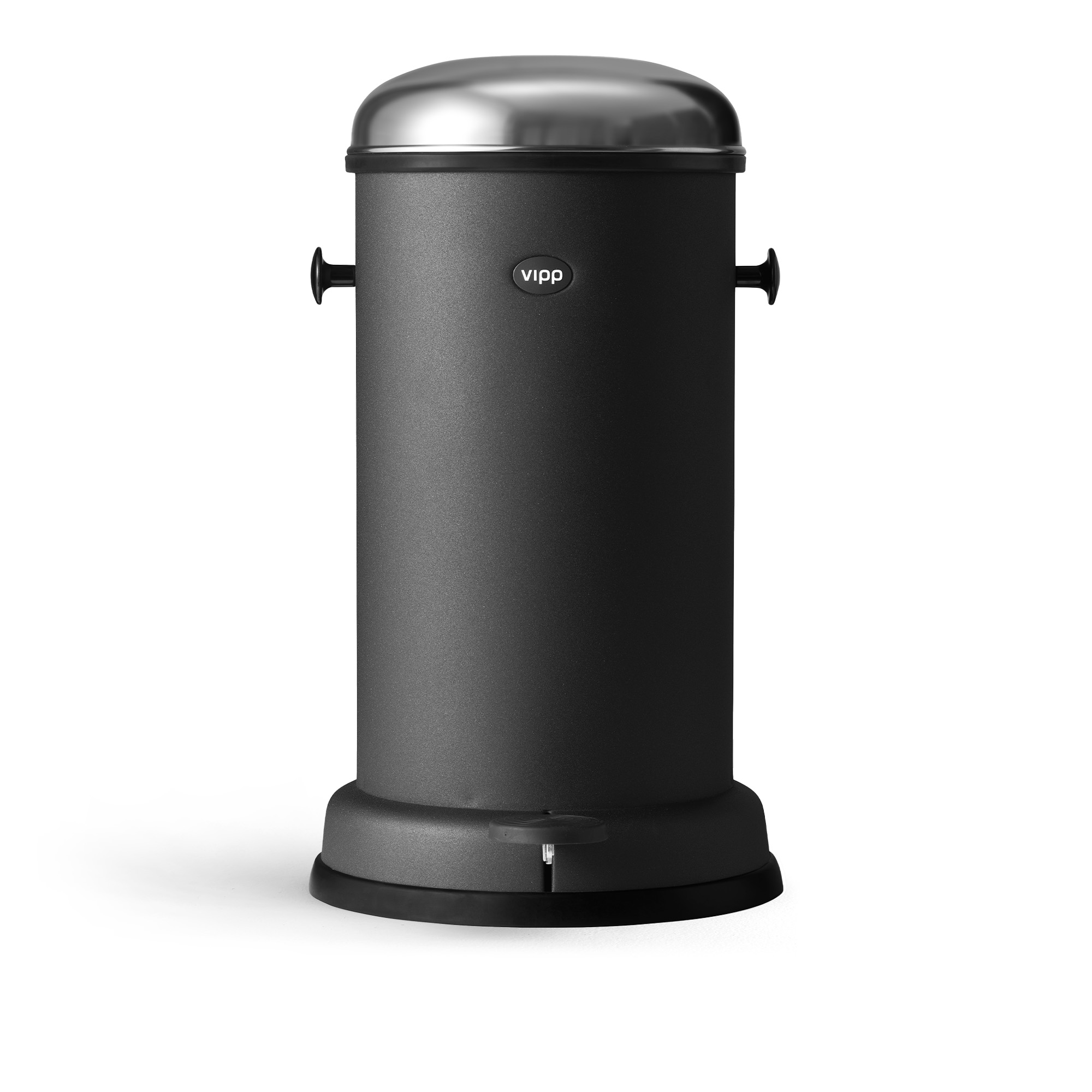 Vipp - Vipp15 soptunna pedal 14L svart - Pedalhinkar - Svart | Inredning - Badrumsinredning - Pedalhinkar | Möbelexperten