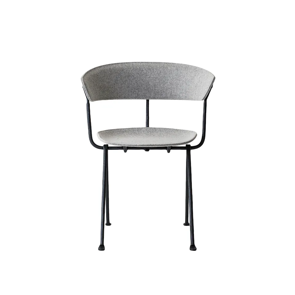 Officina Chair Galvanized frame/Natural leather seat