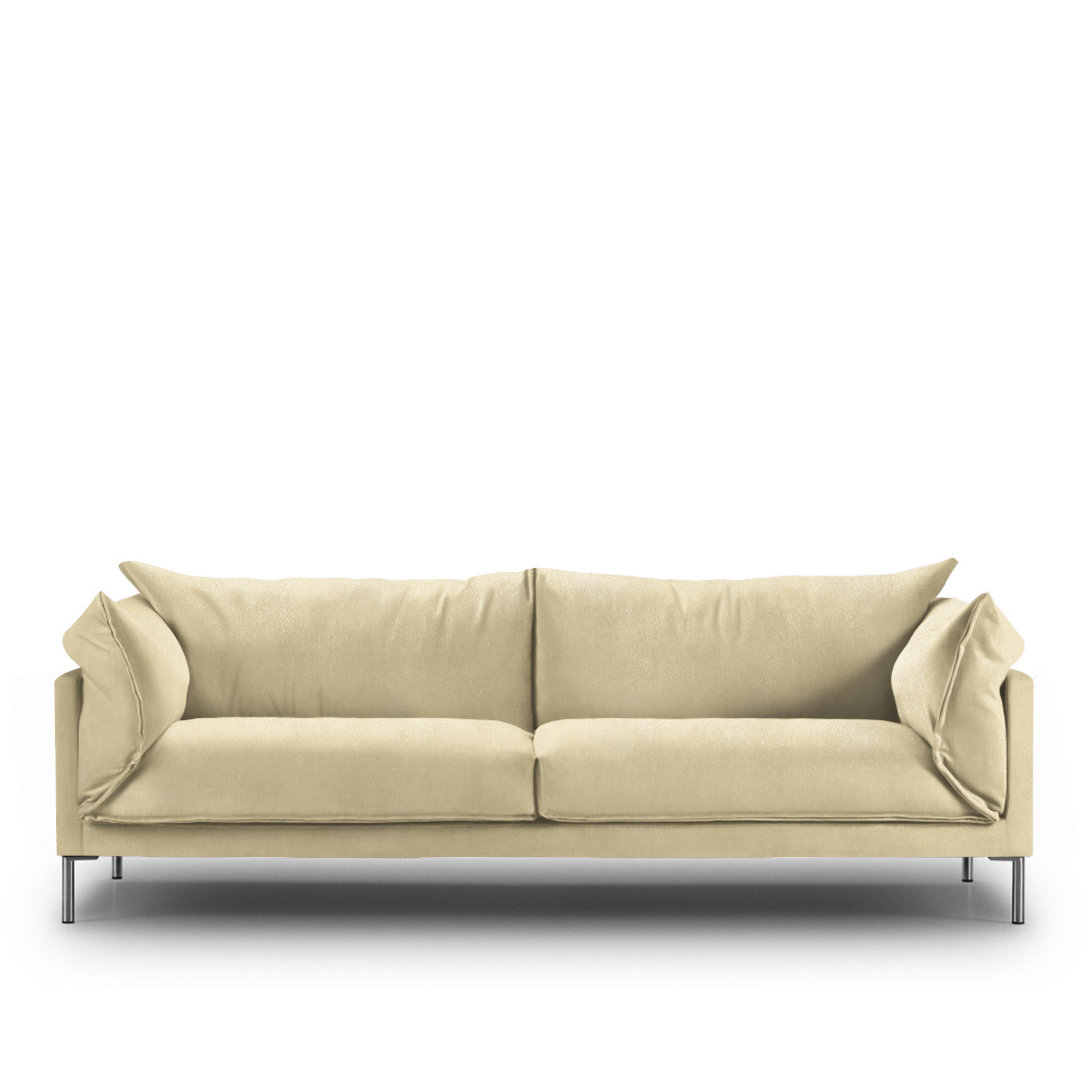 Eilersen - Butterfly 2-sits, Bredd: 240 cm, Läder: Kat. B  - 701 Texas Plus 07 - Soffor - Jens Juul Eilersen,Yuzuru Nishiyama - Beige