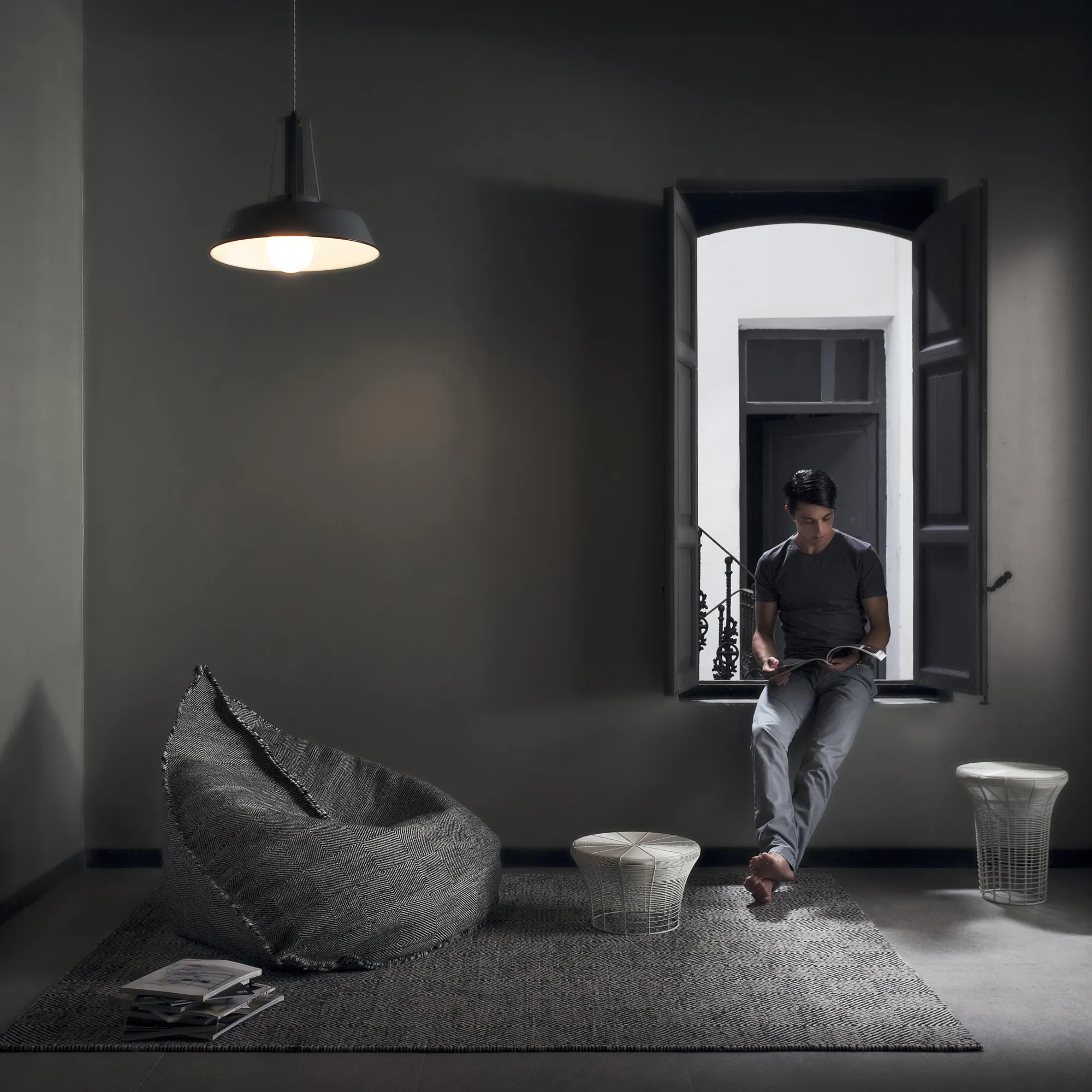Sail Rug Black