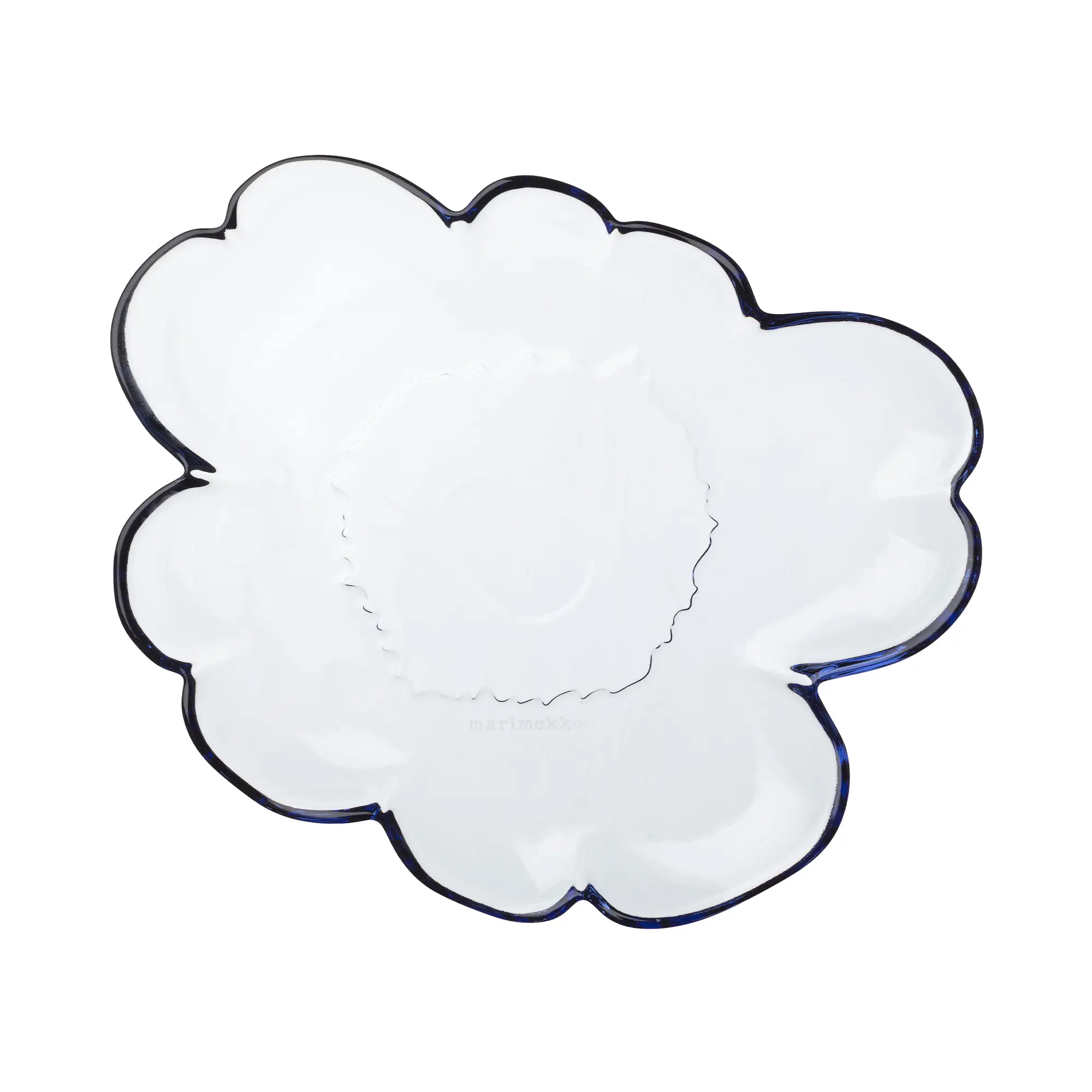 Unikko mattallrik i glas 20 cm