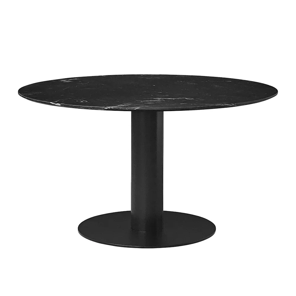 GUBI 2.0 matbord Ø130 cm svart