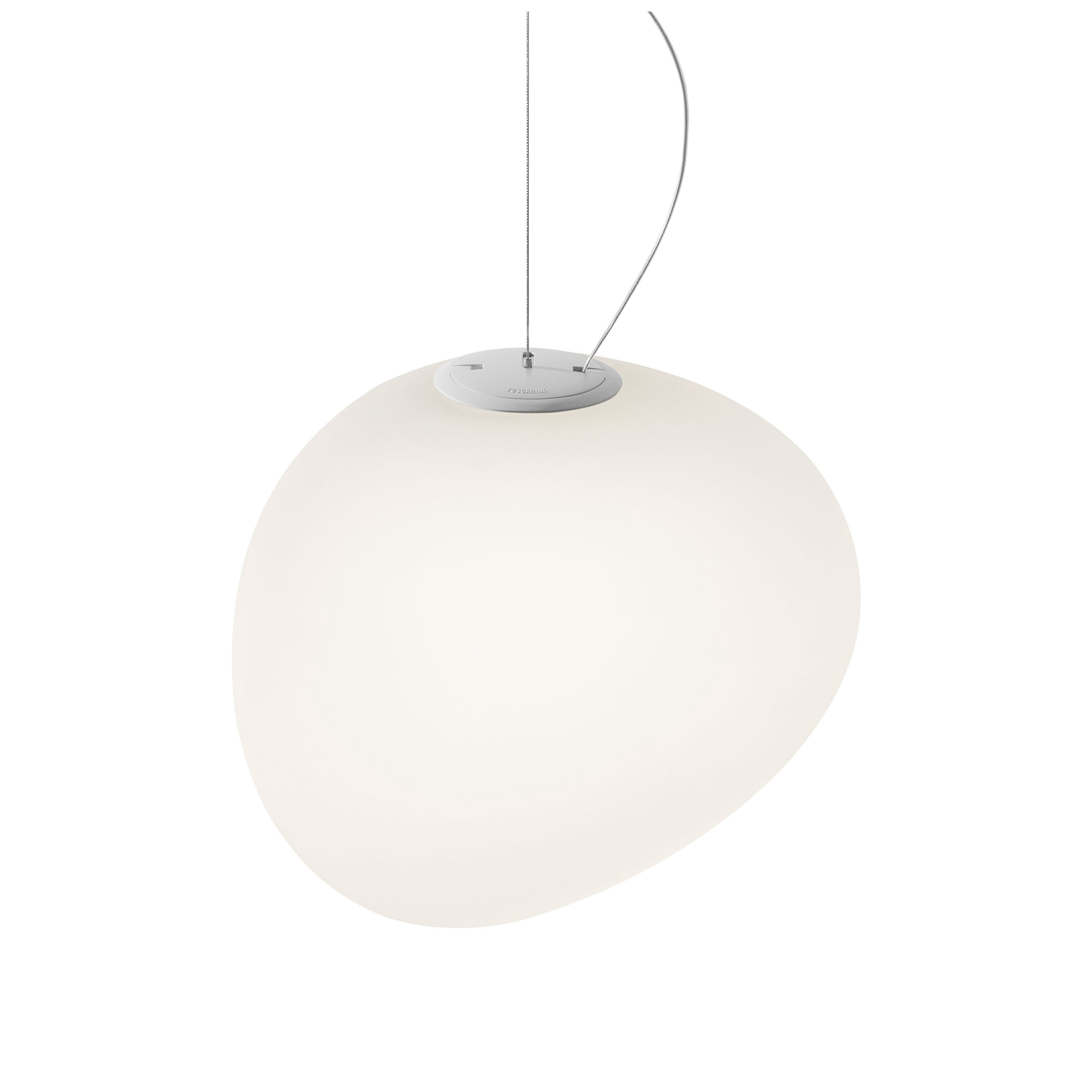 Foscarini - Gregg Media pendellampe - Pendellamper - Ludovica & Roberto Palomba - Hvit - Glass