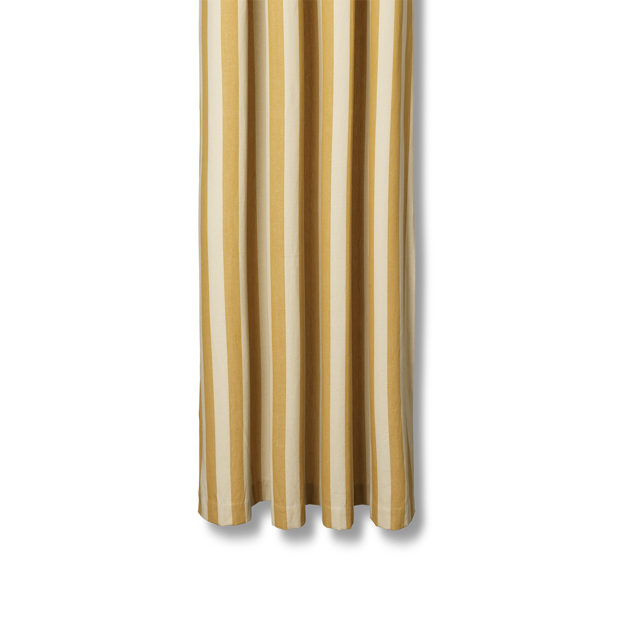 Ferm Living - Chambray Shower Curtain - Warm Yellow/Parchment - Handdukar och badlakan - Beige | Textilier - Badrumstextilier - Handdukar Och Badlakan | Möbelexperten