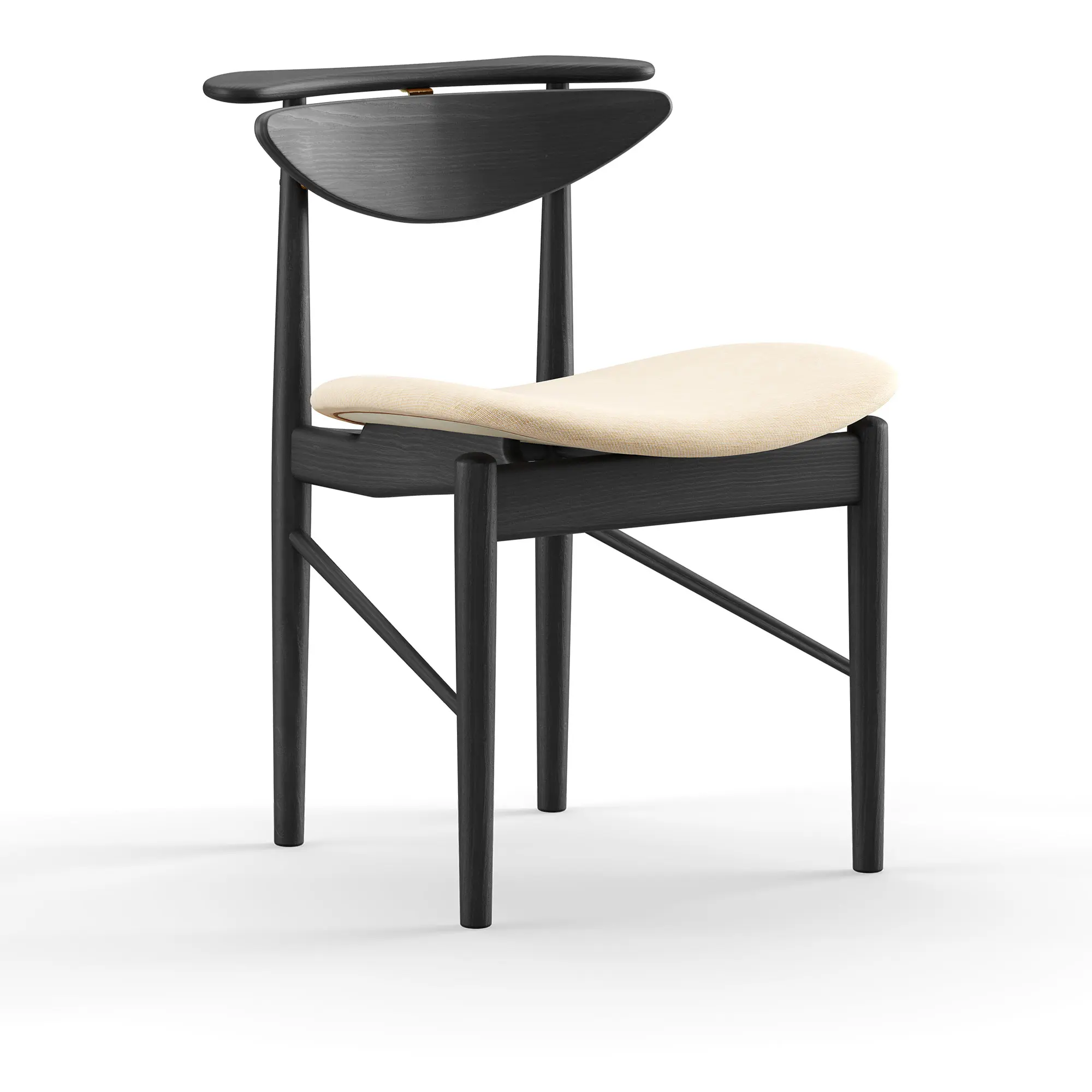 Reading stol Black Painted oak