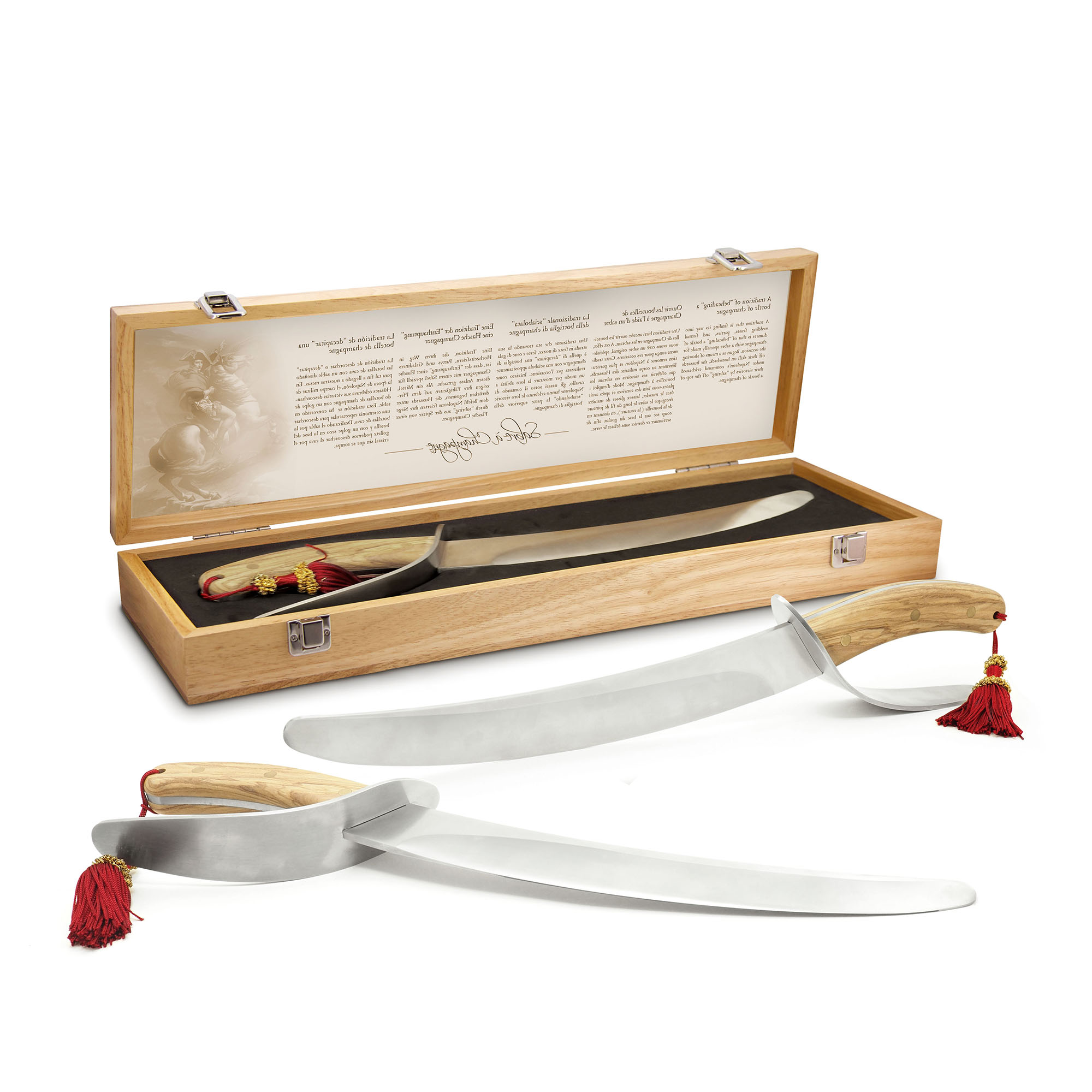 Pulltex - PWC champagnesabel hussard ekhandtag - Vin- och flasköppnare | Servering - Vin Och Bartillbehör - Vin- Och Flasköppnare | Möbelexperten