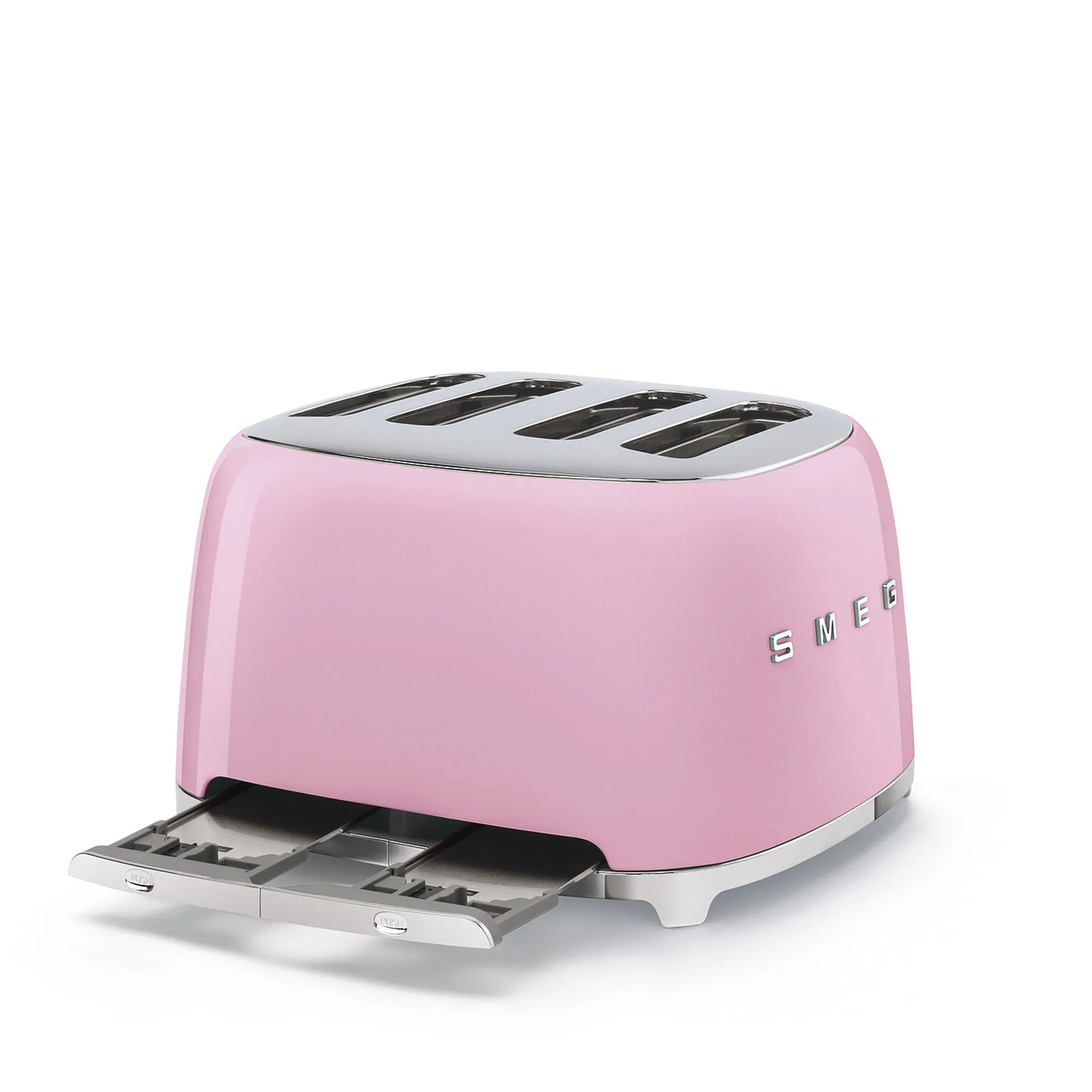 Smeg 4 Slot Toaster Pink