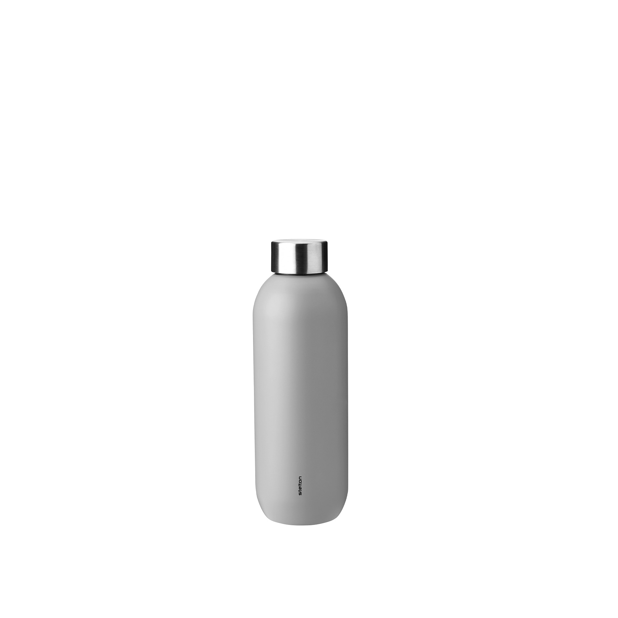 Stelton - Keep Cool Termosflaska 0,6 L, Light Grey - Termosar - Metall