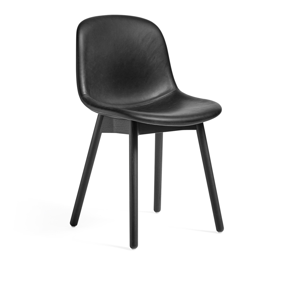 HAY - Neu 13 Upholstery, Soft Black Oak/Cat.6 Sense Black - Matstolar - Trä/Plast