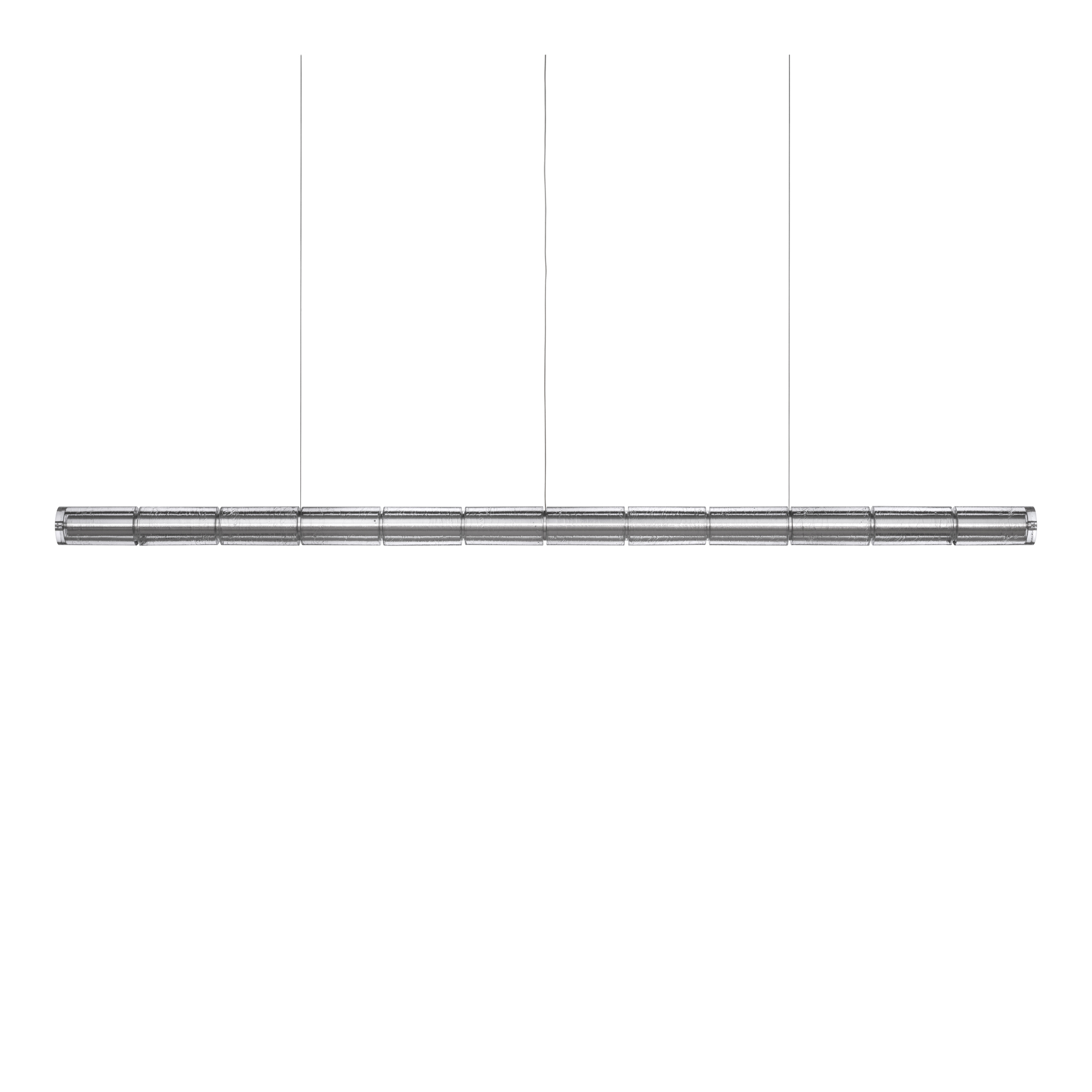 Flos - Luce Orizzontale S3 - Pendellampor - Ronan & Erwan Bouroullec - Silver,Transparent