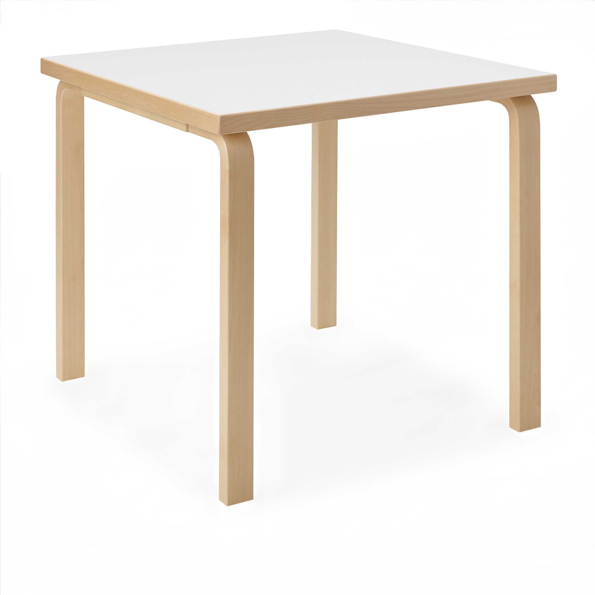 Artek - Aalto Bord 81C, Vit laminat, Klarlackad - Matbord - Alvar Aalto - Vit - Trä | Möbler - Bord - Matbord | Möbelexperten