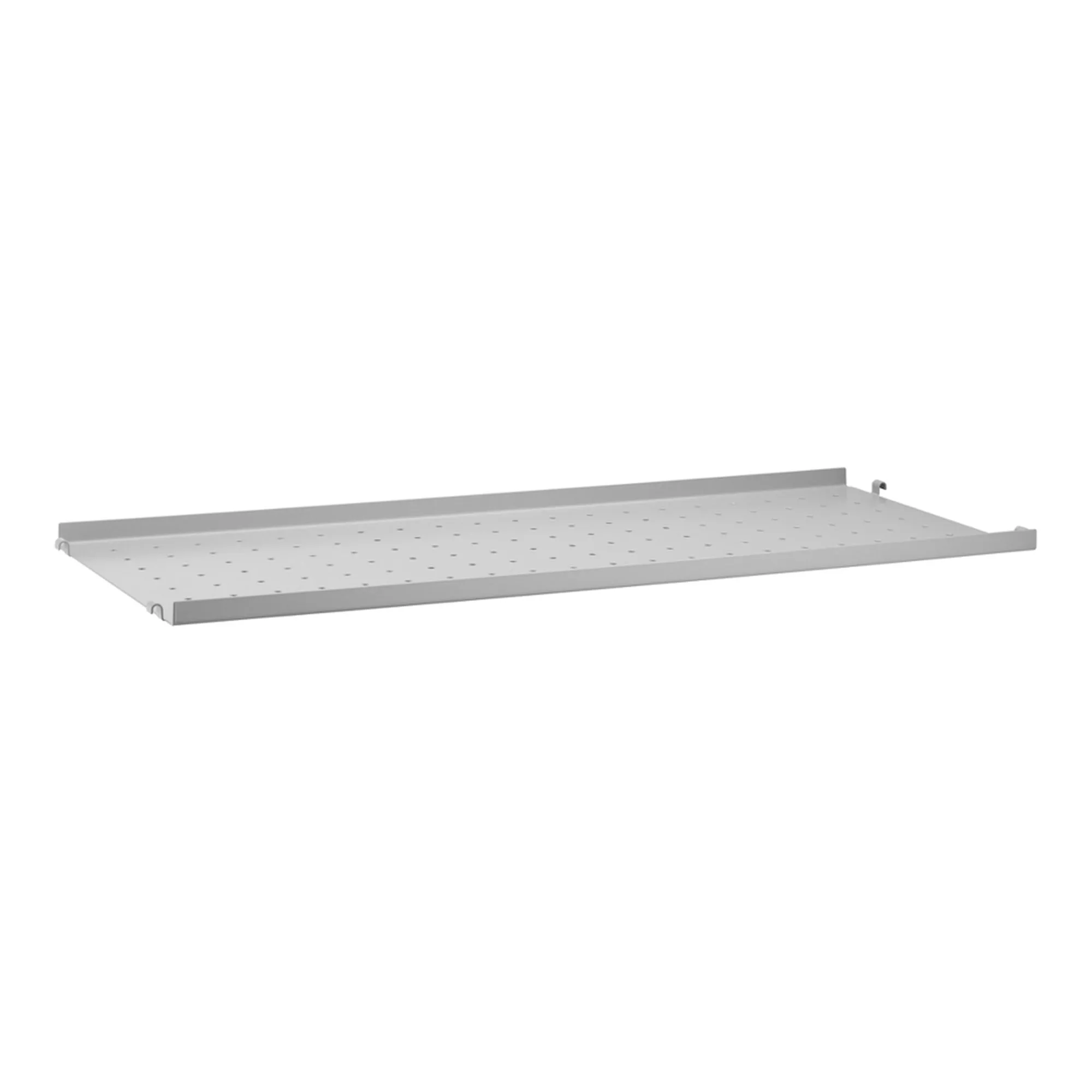 metallhylleplate 78x30cm låg kant