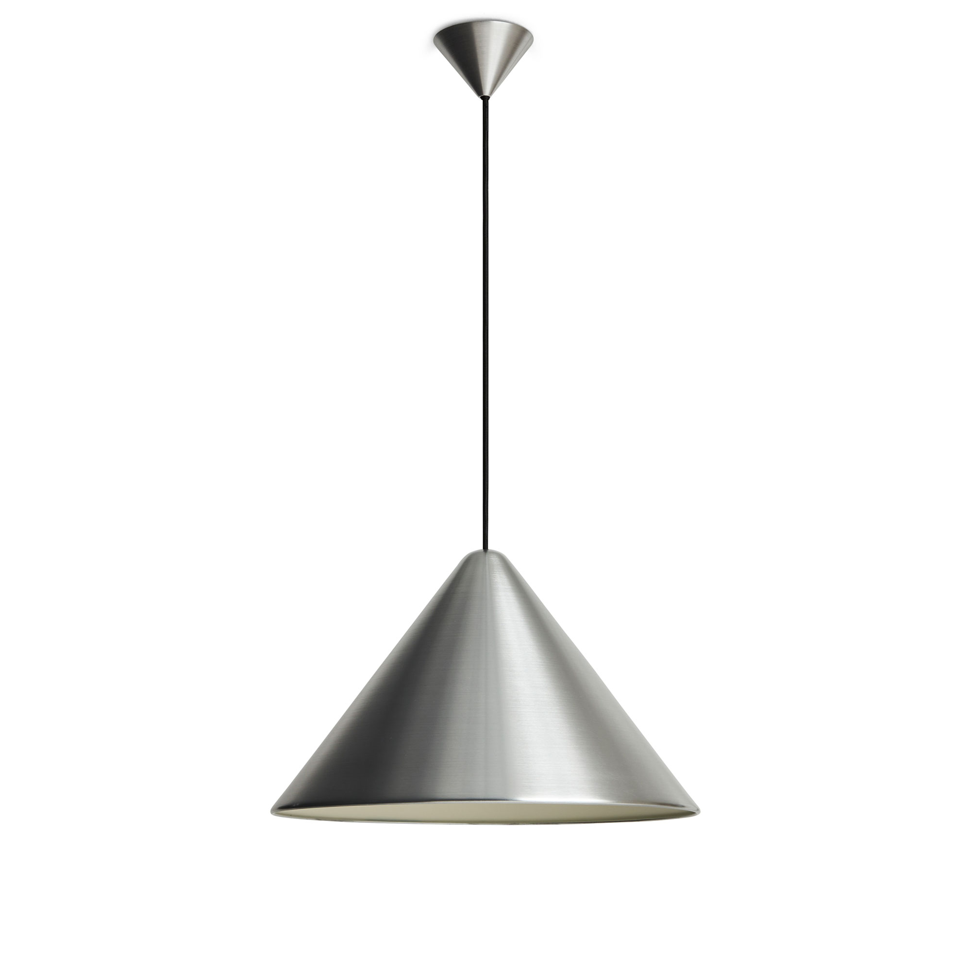 HAY - Compass Pendant 430 brushed aluminium - Pendellampor - Julien Renault - Silver - Metall | Belysning - Taklampor - Pendellampor | Möbelexperten