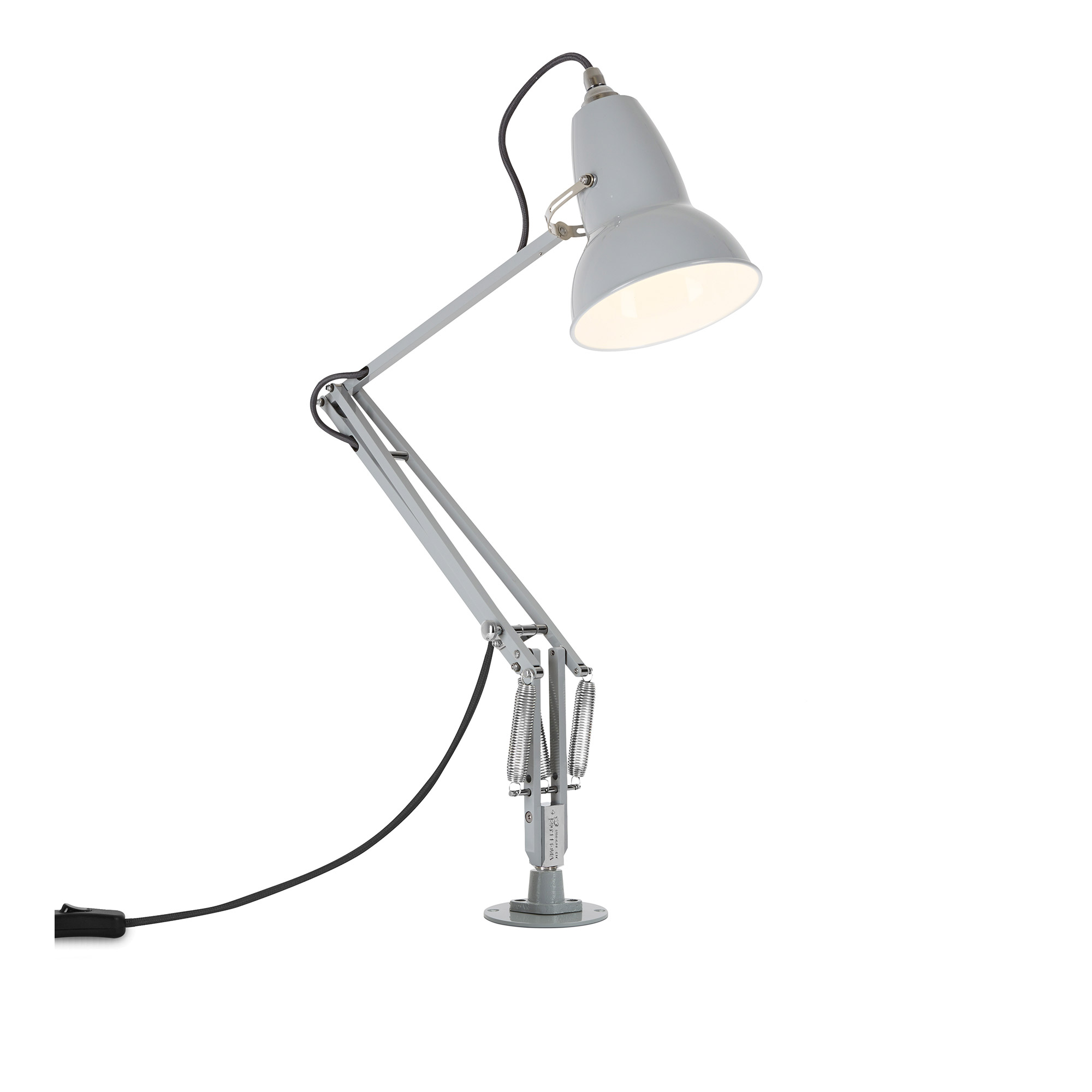 Anglepoise - Original 1227 Desk Lamp Fixed Base Dove Grey - Skrivbordslampor - George Carwardine - Grå