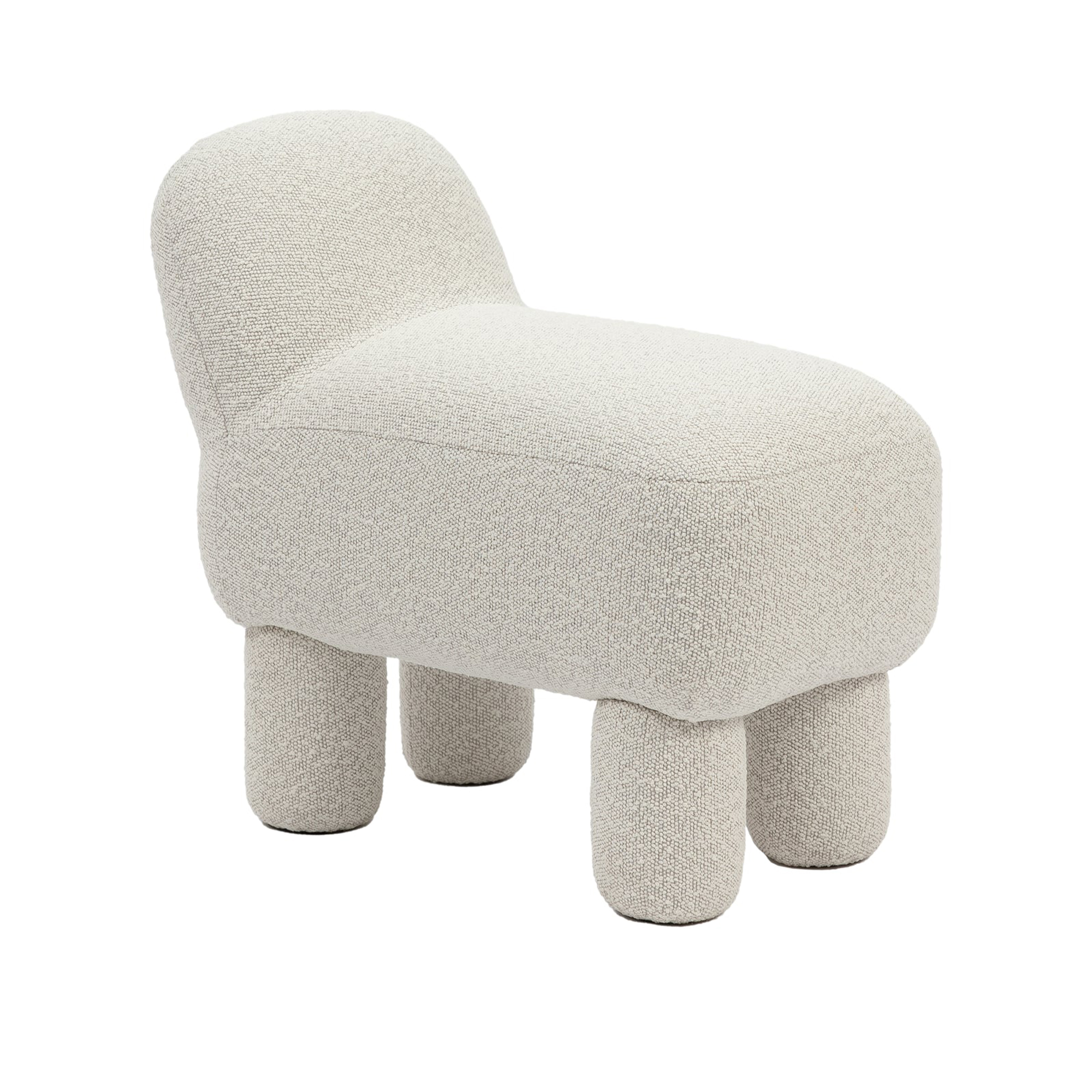 Design House Stockholm - Lulu Pouf Cream - Sittpuffar - F&auml;rg & Blanche
