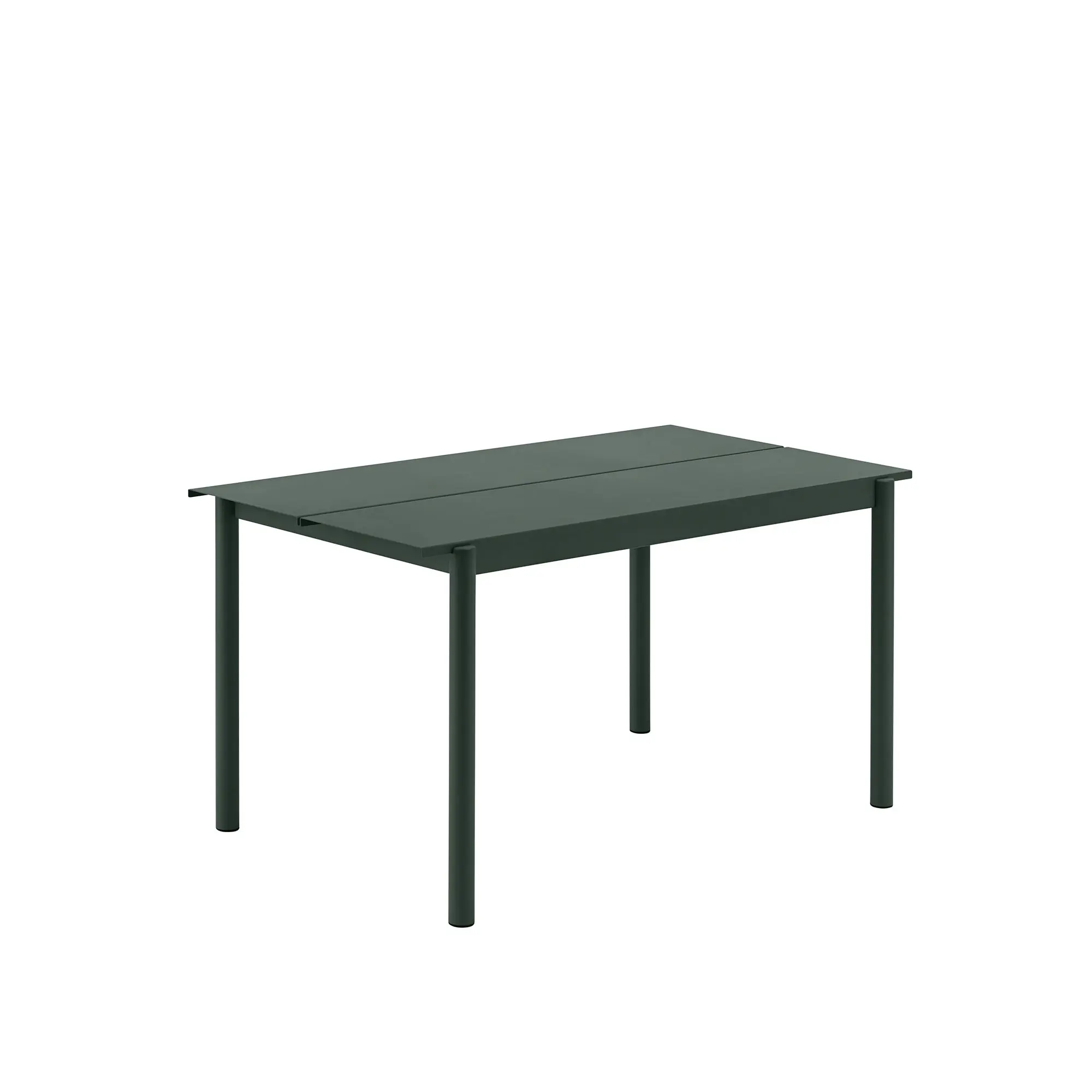 Linear steel table 140cm