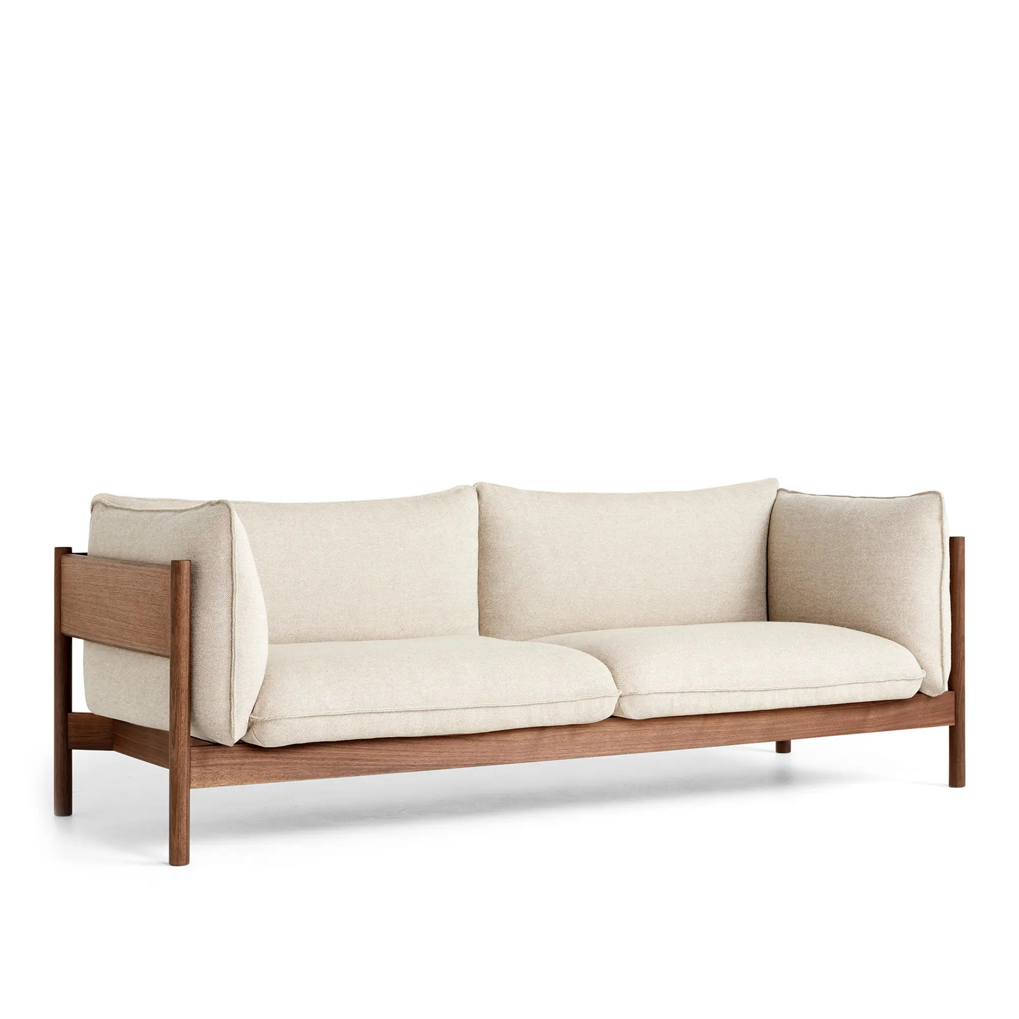 Arbour Eco 3-sitssoffa Oiled Waxed Walnut