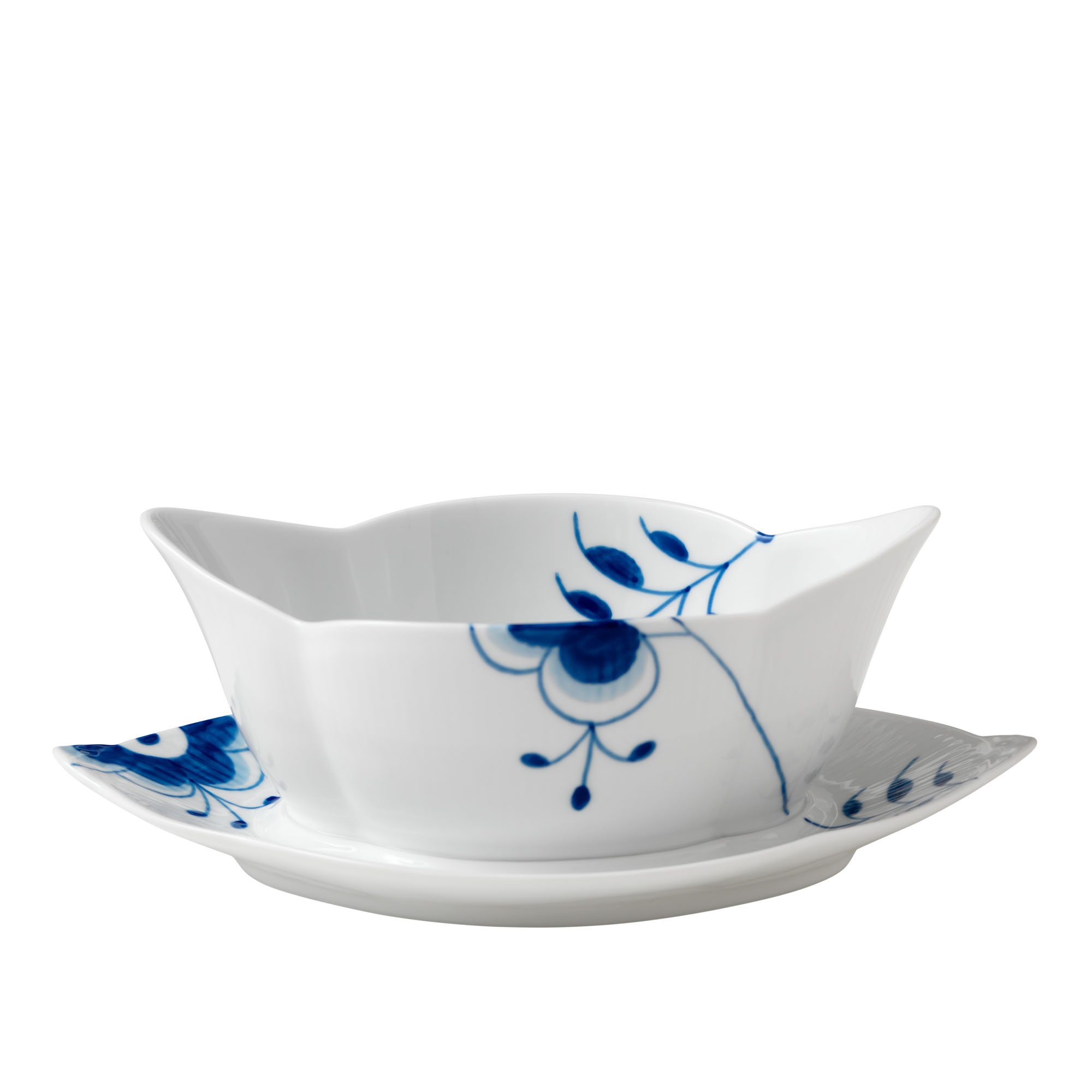 Bilde av Blue Fluted Mega sauskopp med skål 55 cl