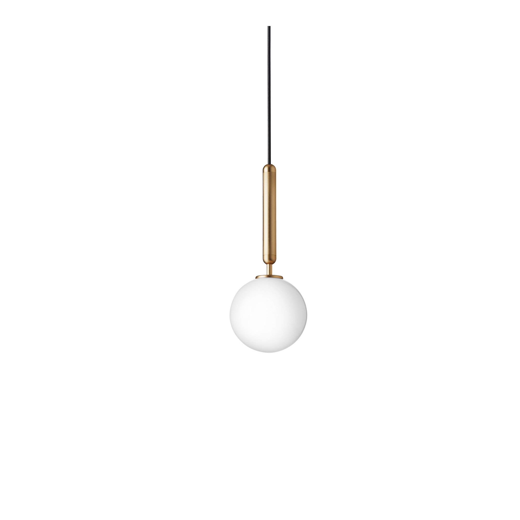 Nuura - Miira 1, Brass/Opal White, Exkl. Illumin. 1xG9 (344-09) 3.6W LED 2700K 400lm - Pendellampor - Sofie Refer - Guld