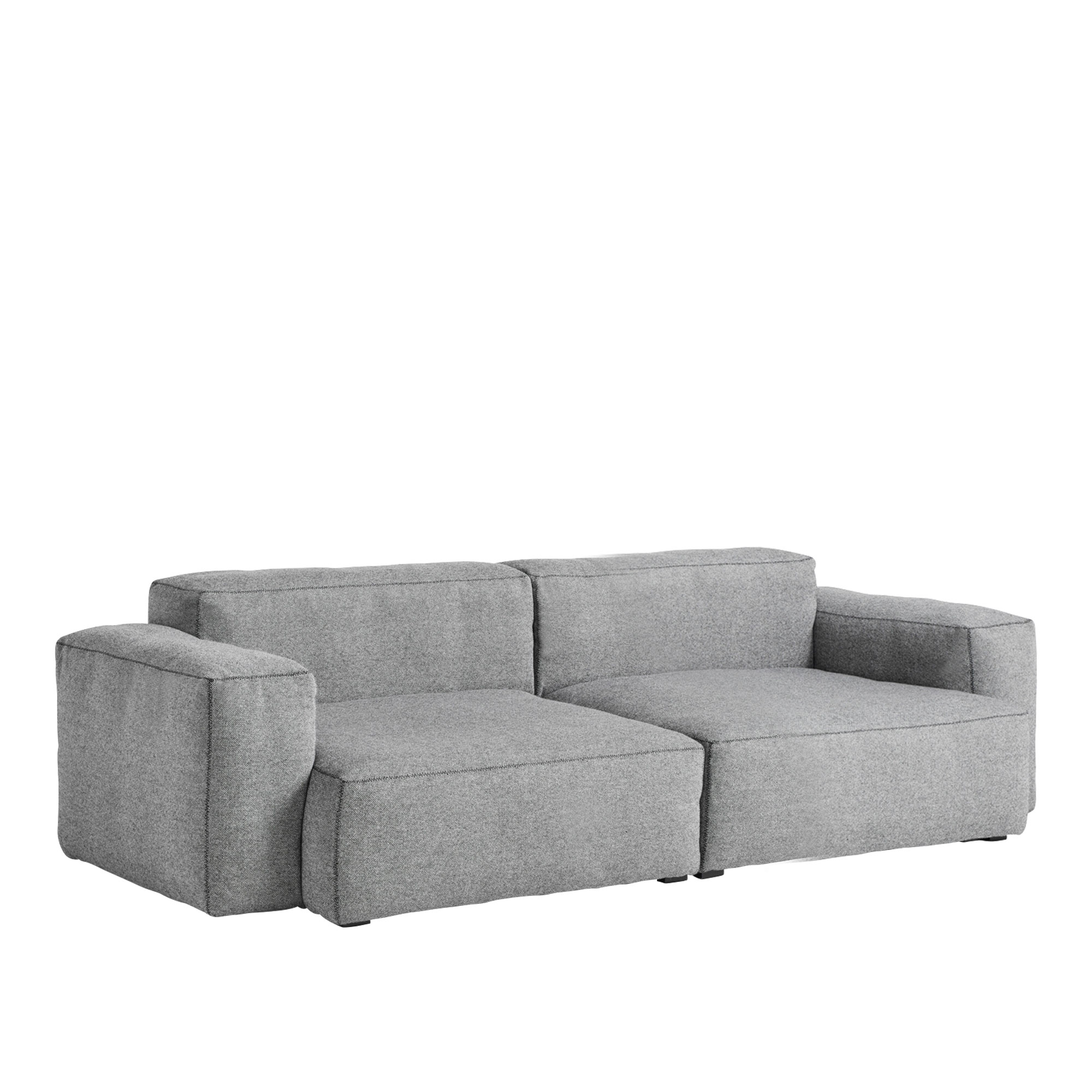 HAY - Mags Soft Low 2,5 Seater Combination 1 - Dark Grey Stitching - Cat.6 - Sense Cognac - Soffor