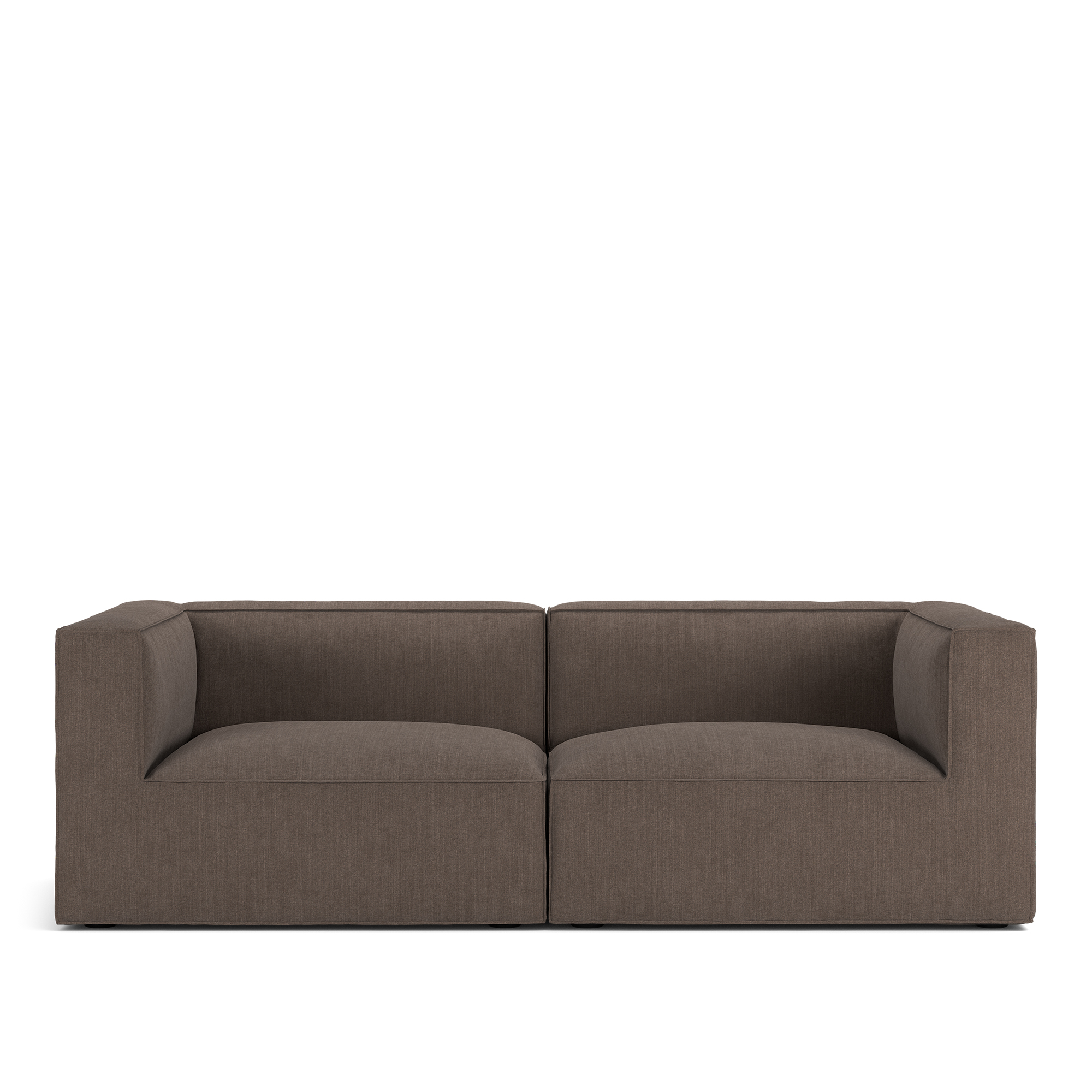 A Huseby - Famn 2-Seater Shadow Dark Brown - Soffor - Brun