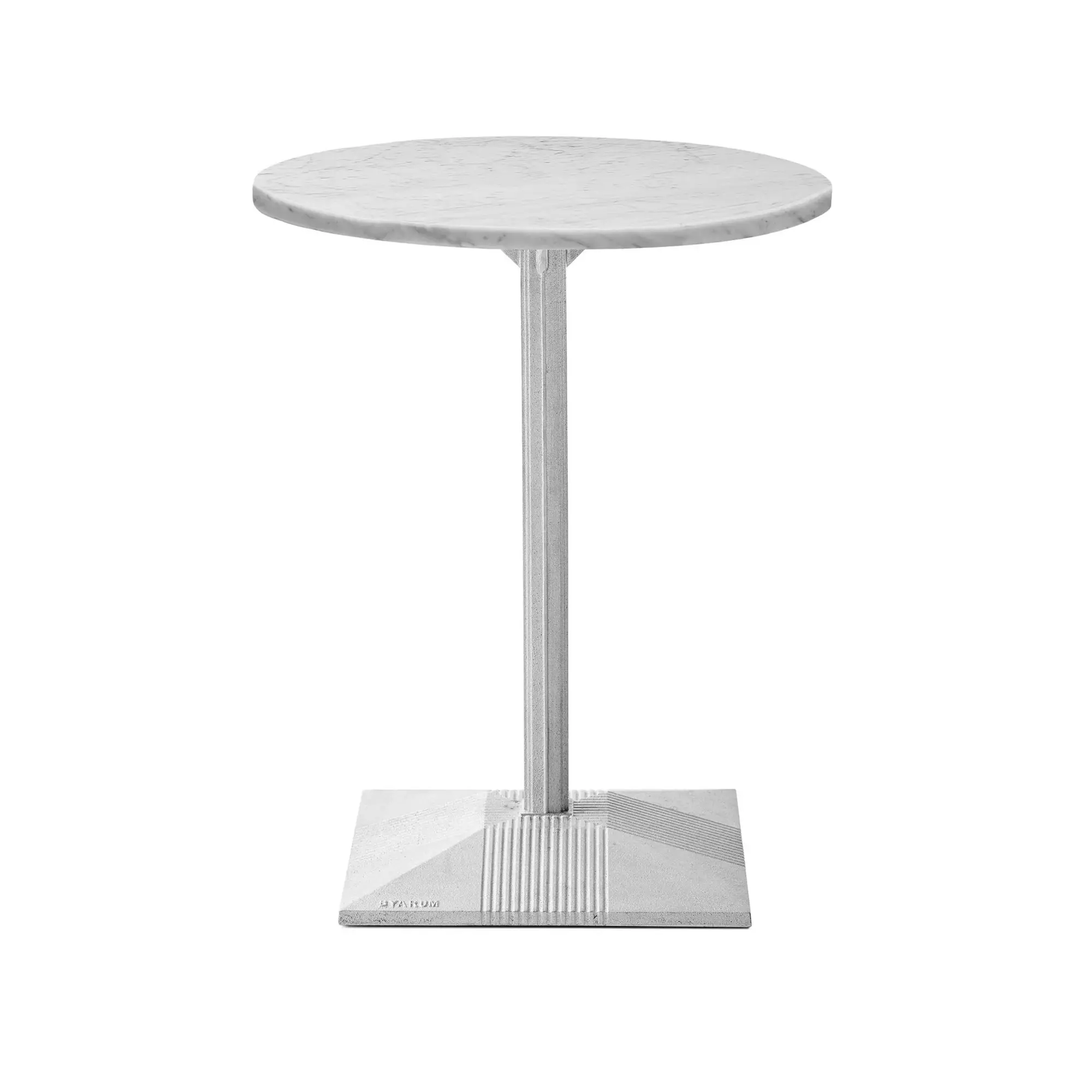 Lund Bord Stor Fot Vit Carrara Marmor