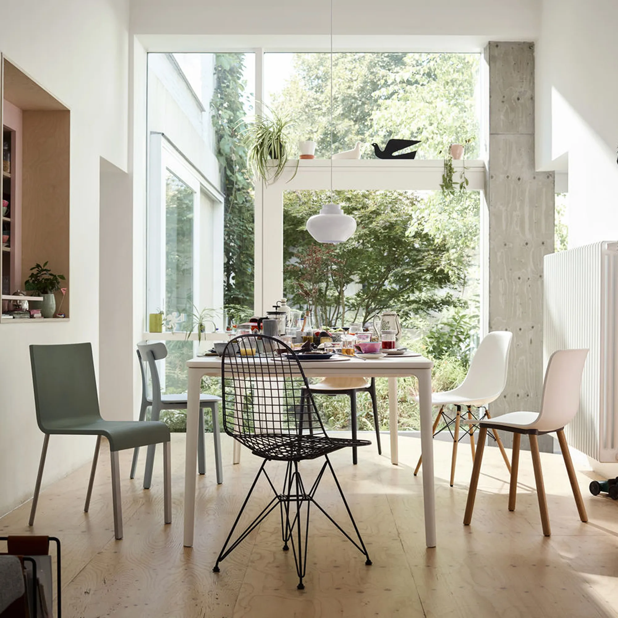 Wire Chair DKR stol