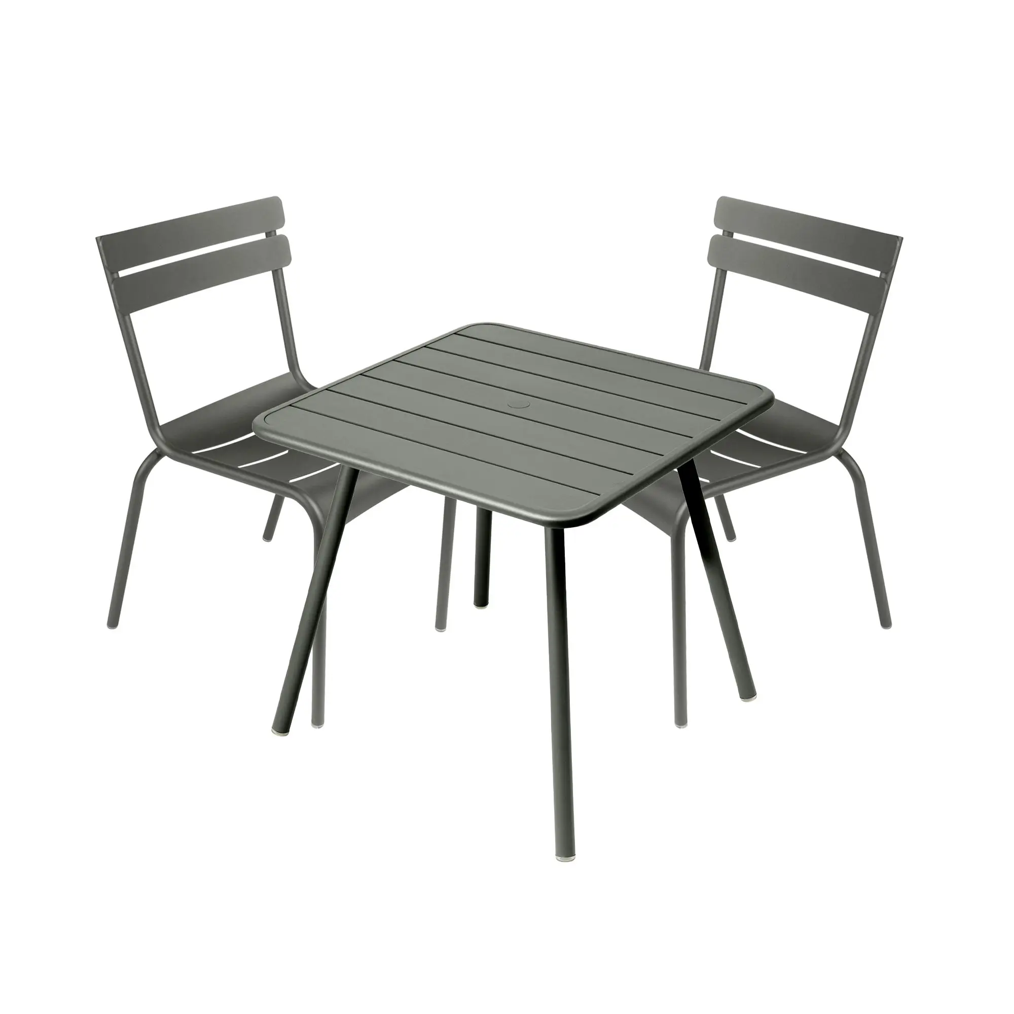 Luxembourg spisegruppe firbent bord & 2 stoler