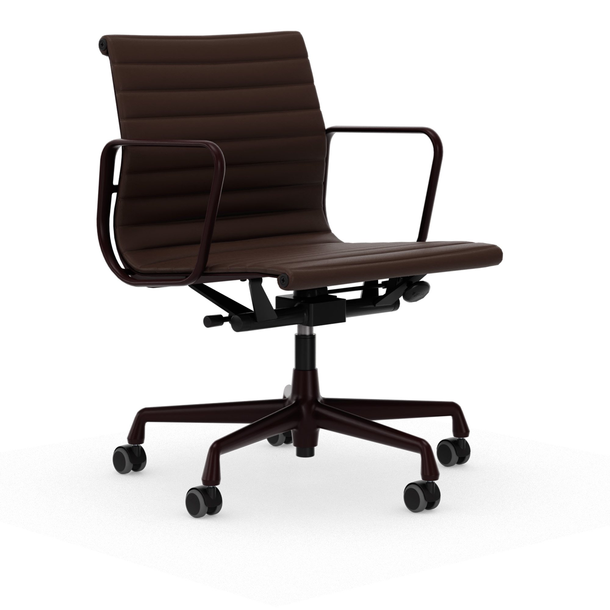 Vitra - EA 117 Dark Bordeaux Hopsak Marron 76 - Kontorsstolar - Charles & Ray Eames | Möbler - Stolar Och Pallar - Kontorsstolar | Möbelexperten
