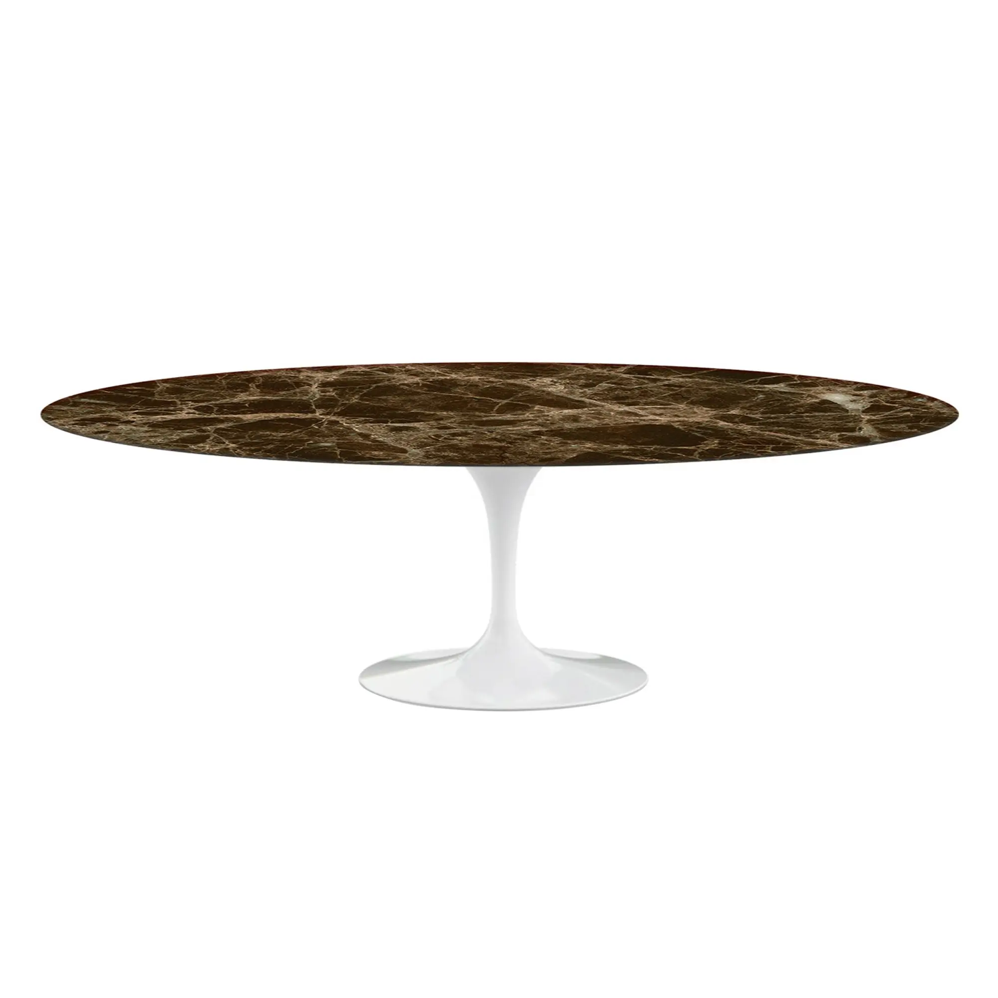Saarinen Oval matbord 244 cm White