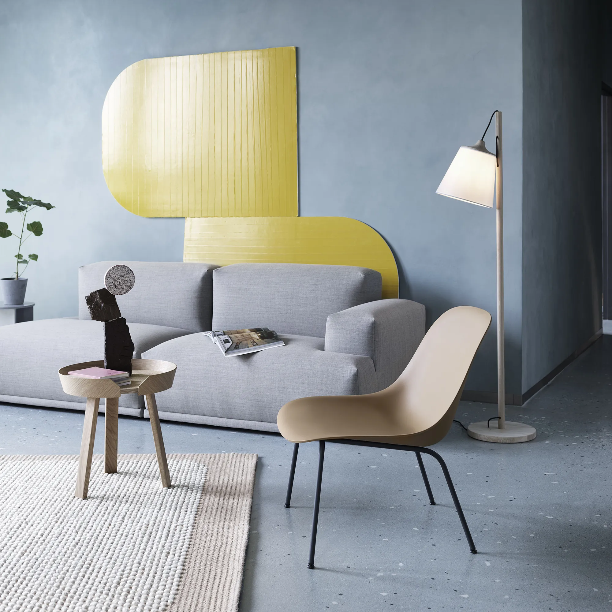 Fiber Lounge Chair Tube Base