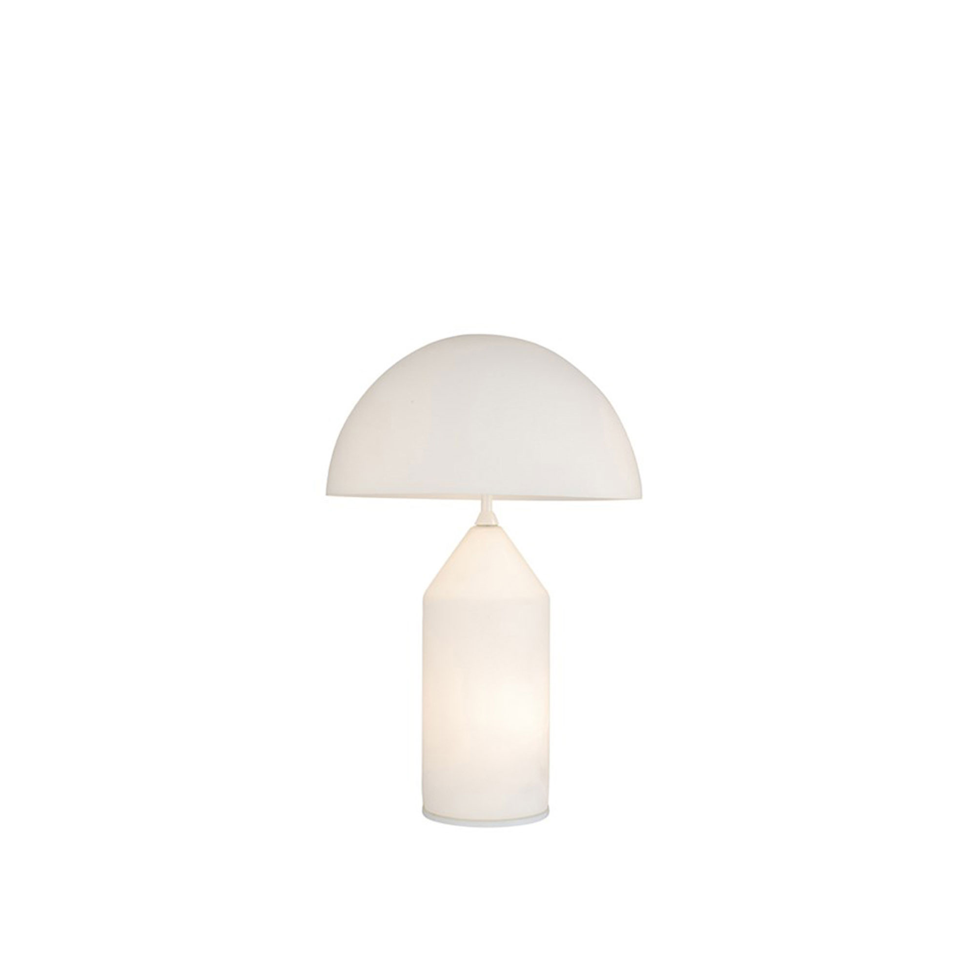 Oluce - Atollo 236, Opal glass, Dimmer - Bordslampor - designer_vico_magistretti - Vit