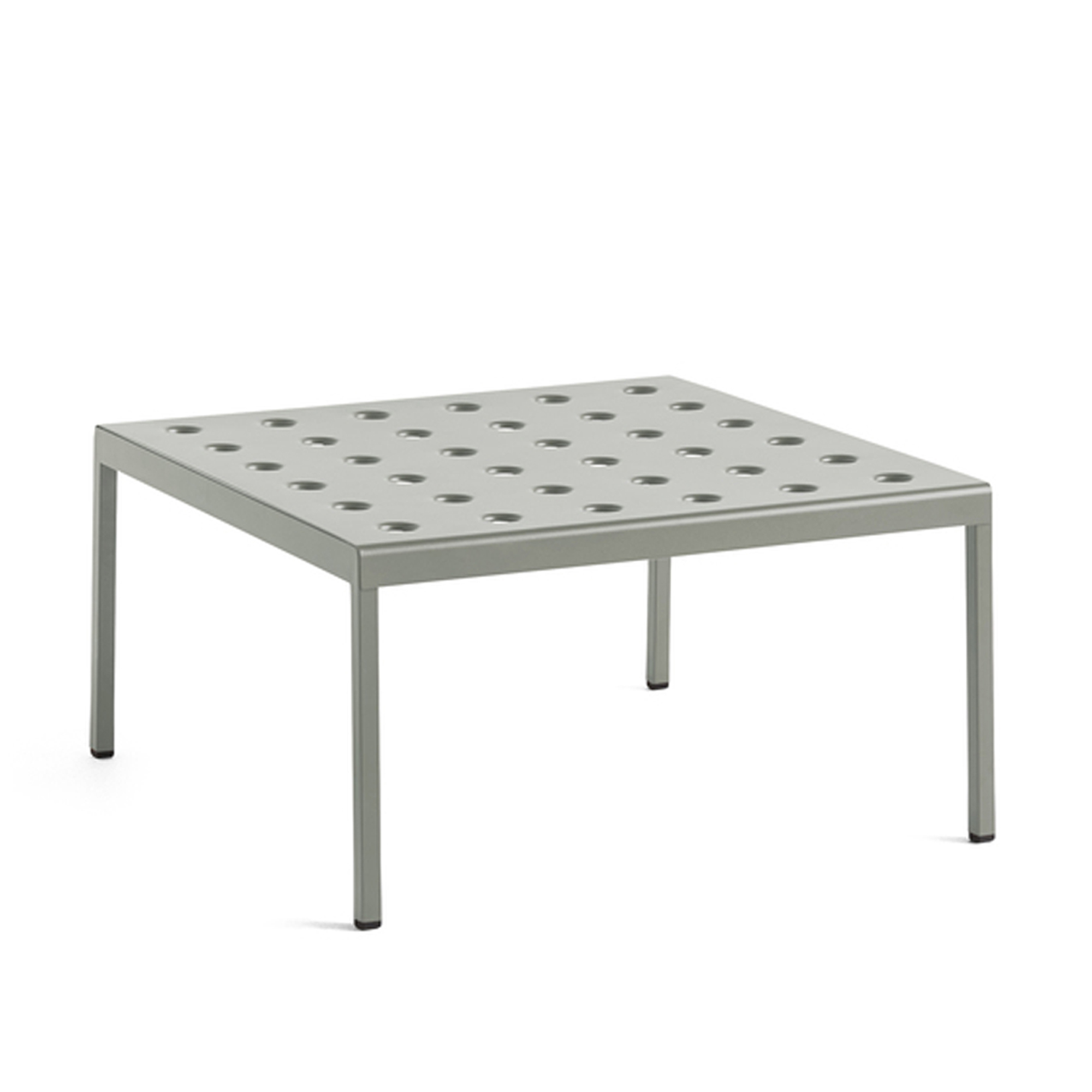 HAY - Balcony Low Table 75x76 cm / Desert green - Soffbord utomhus - Ronan & Erwan Bouroullec - Grön - Metall