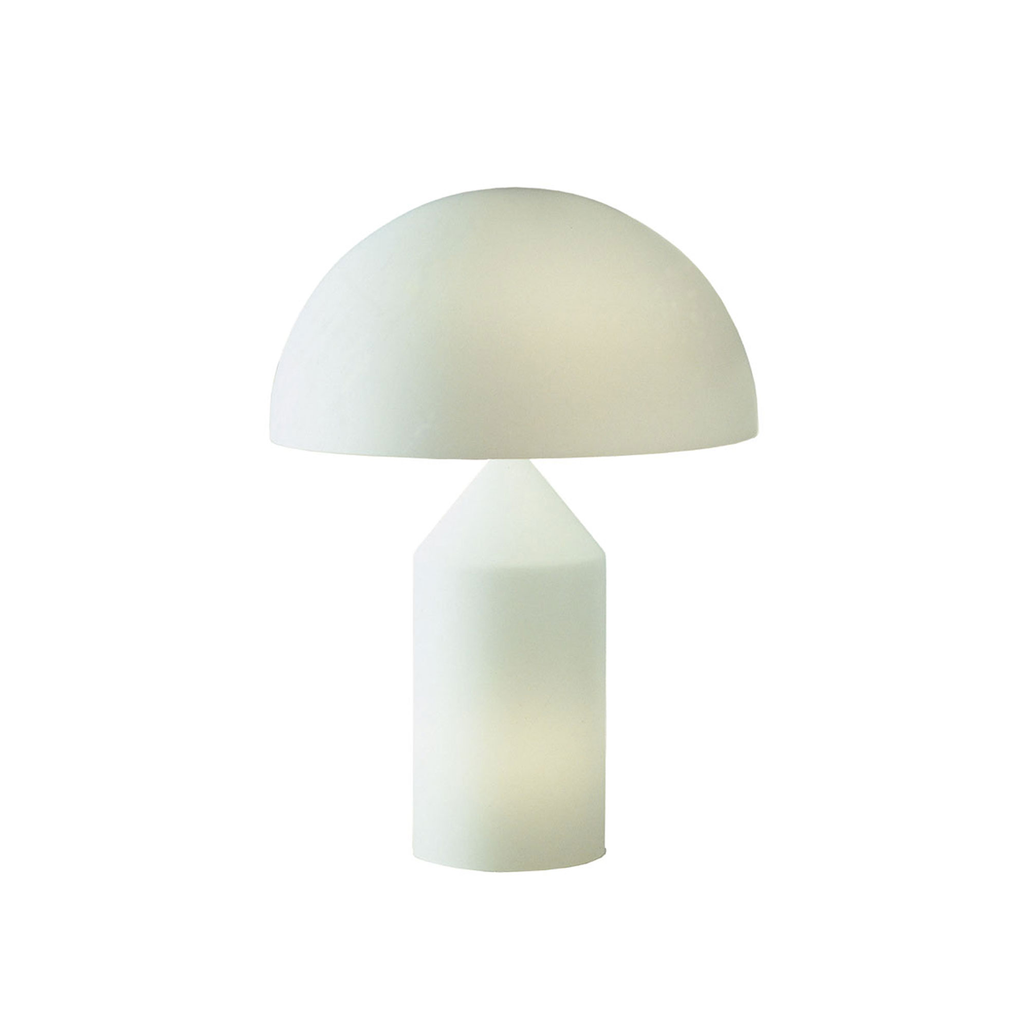 Oluce - Atollo 235 Opal glass dimmer - Bordslampor - designer_vico_magistretti - Vit