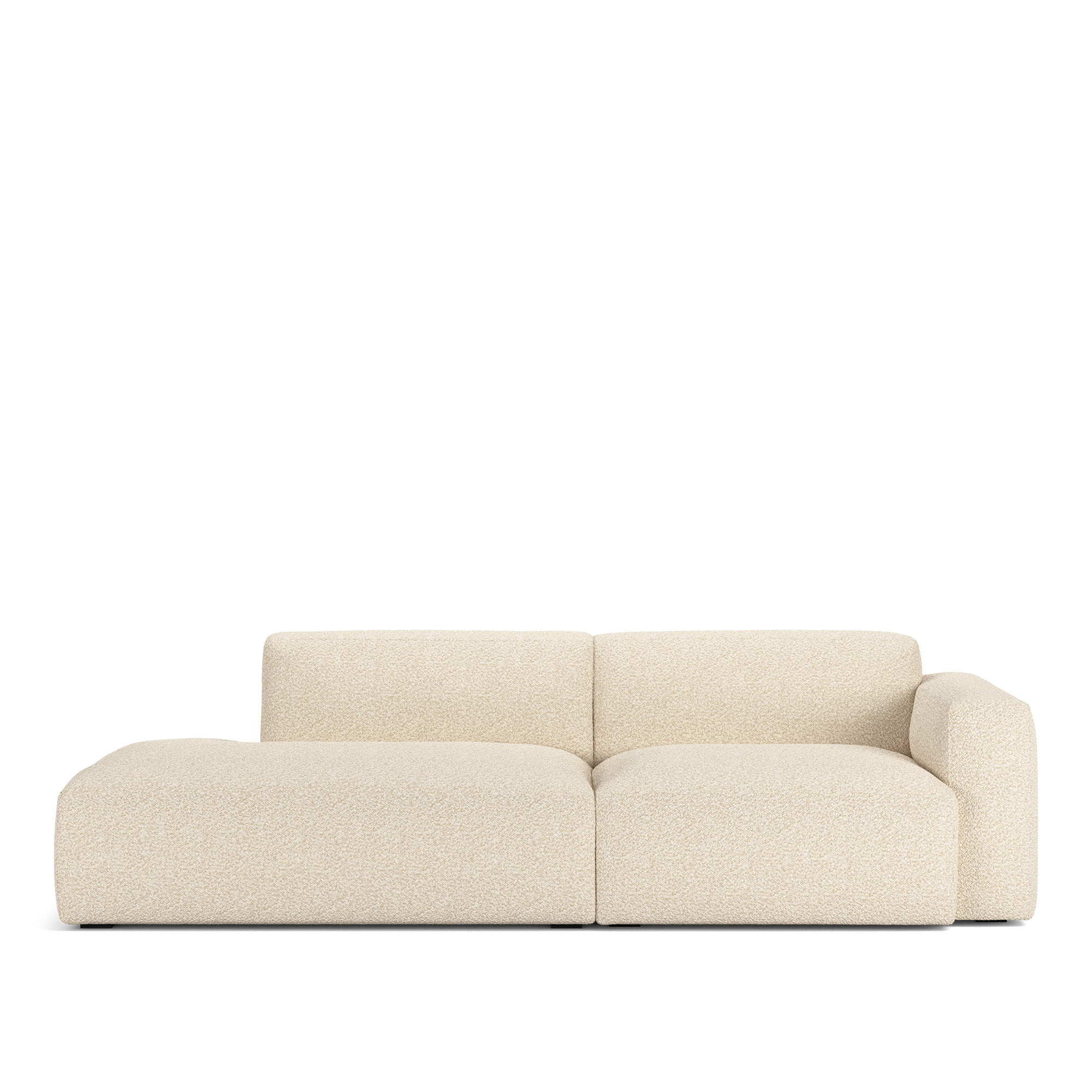 NOGA - Brick 2-Seater Open End Left, Vellus 04 - Soffor
