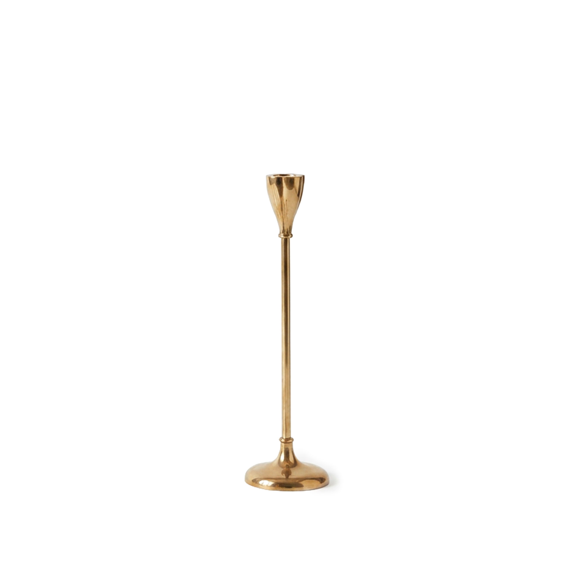 Tinted Objects - Lupia ljusstake 25 cm mässing - Ljusstakar - Guld - Metall