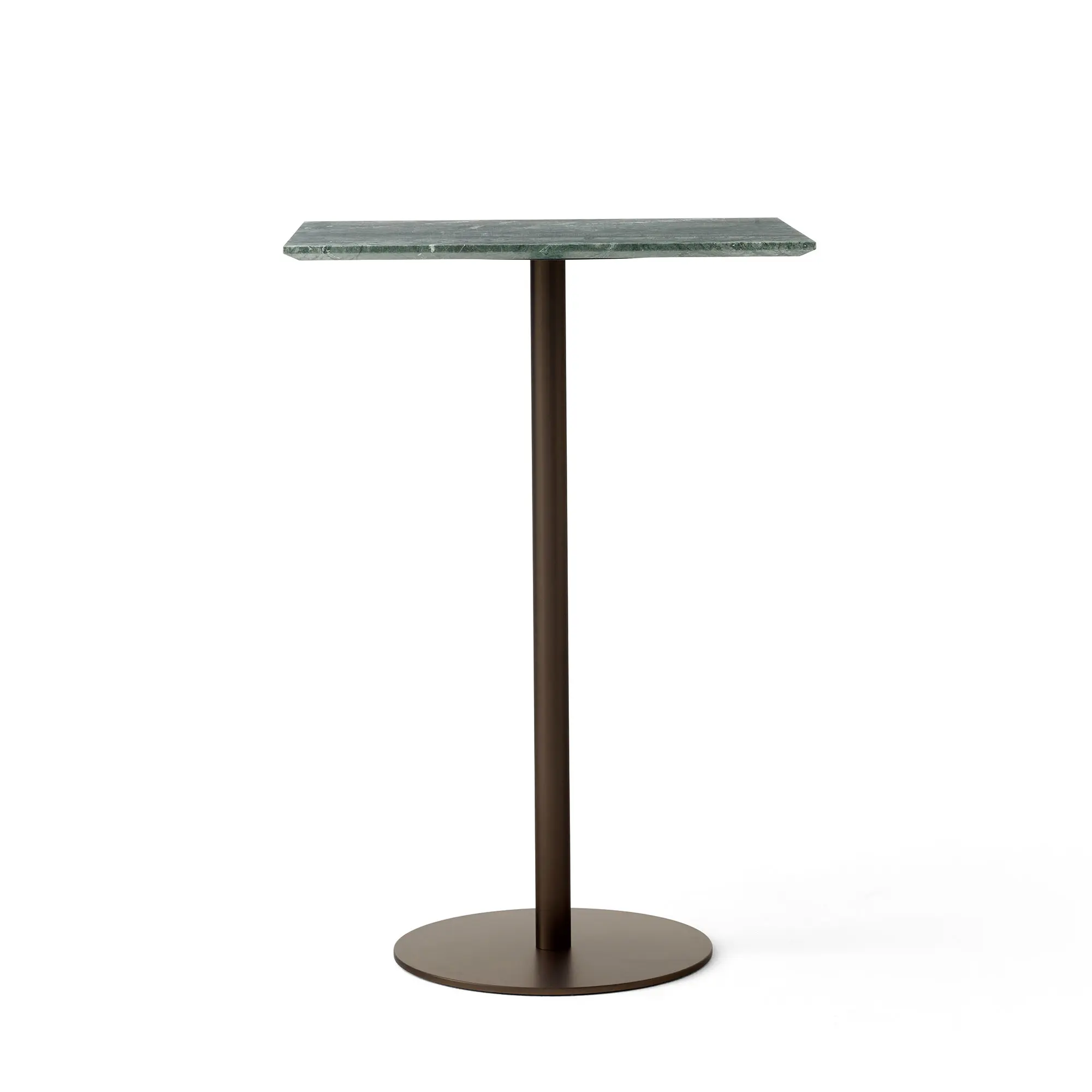 In Between Bar Table SK21 Marble Verde Guatemala Top