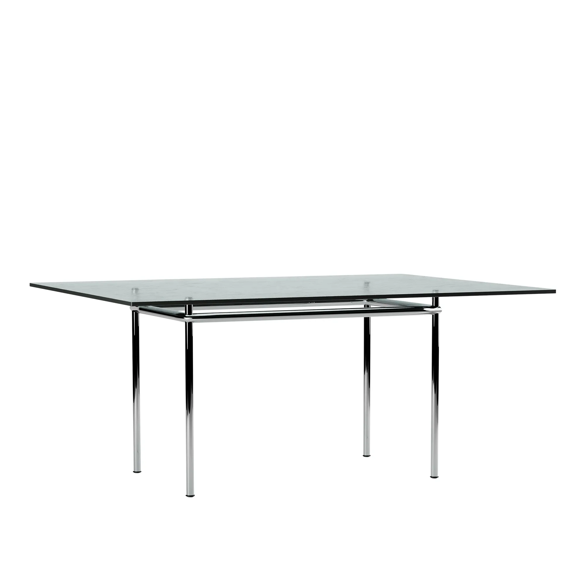 LC12 La Roche bord Chrome Steel Base 120 X 80 cm