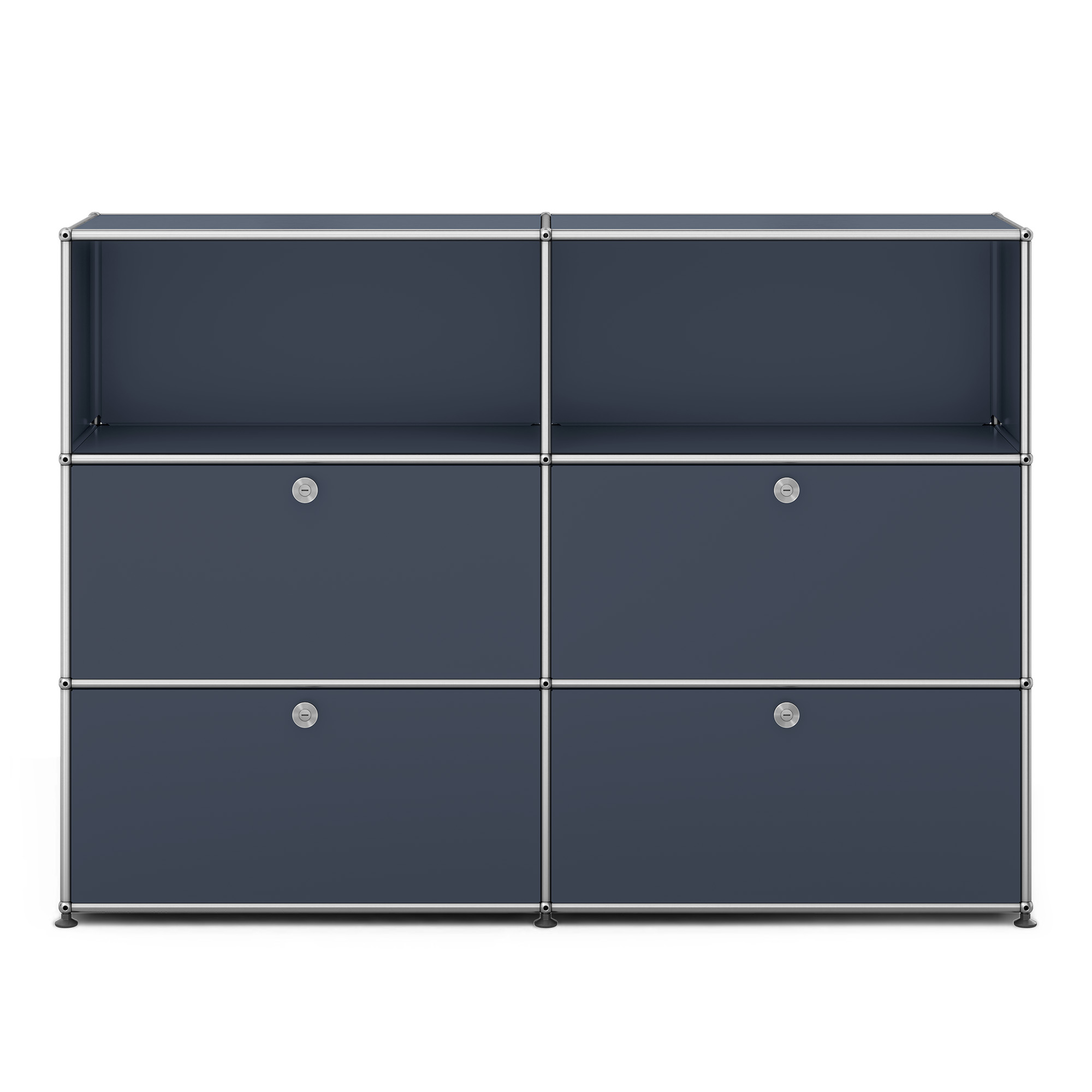 USM - USM Haller M64 33 Anthracite - Sk&auml;nkar och sideboards - Fritz Haller & Paul Sch&auml;rer - Gr&aring; - Metall