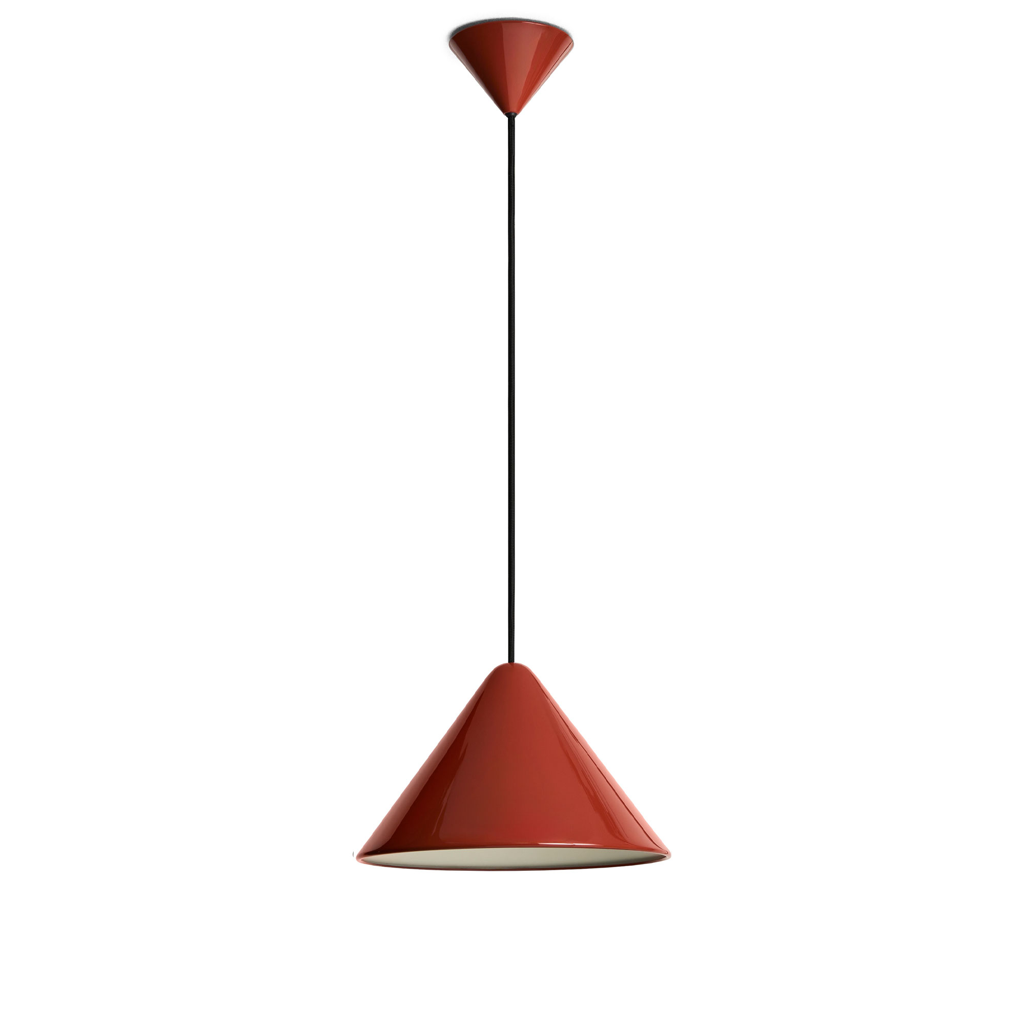 HAY - Compass Pendant 260 pompeian red - Pendellampor - Julien Renault | Belysning - Taklampor - Pendellampor | Möbelexperten