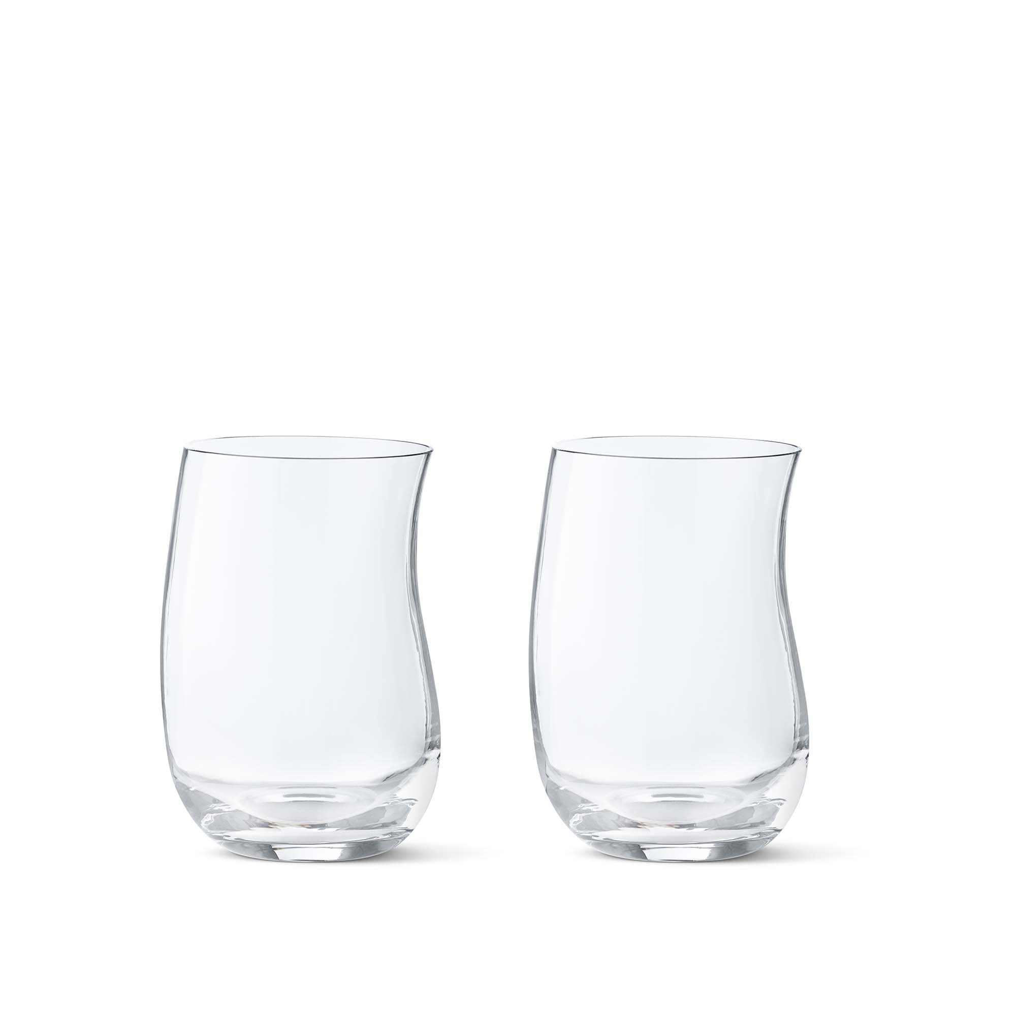 Georg Jensen - Cobra Tall Tumbler Glass Set of 2 - Dricksglas - designer_constantin_wortmann - Transparent