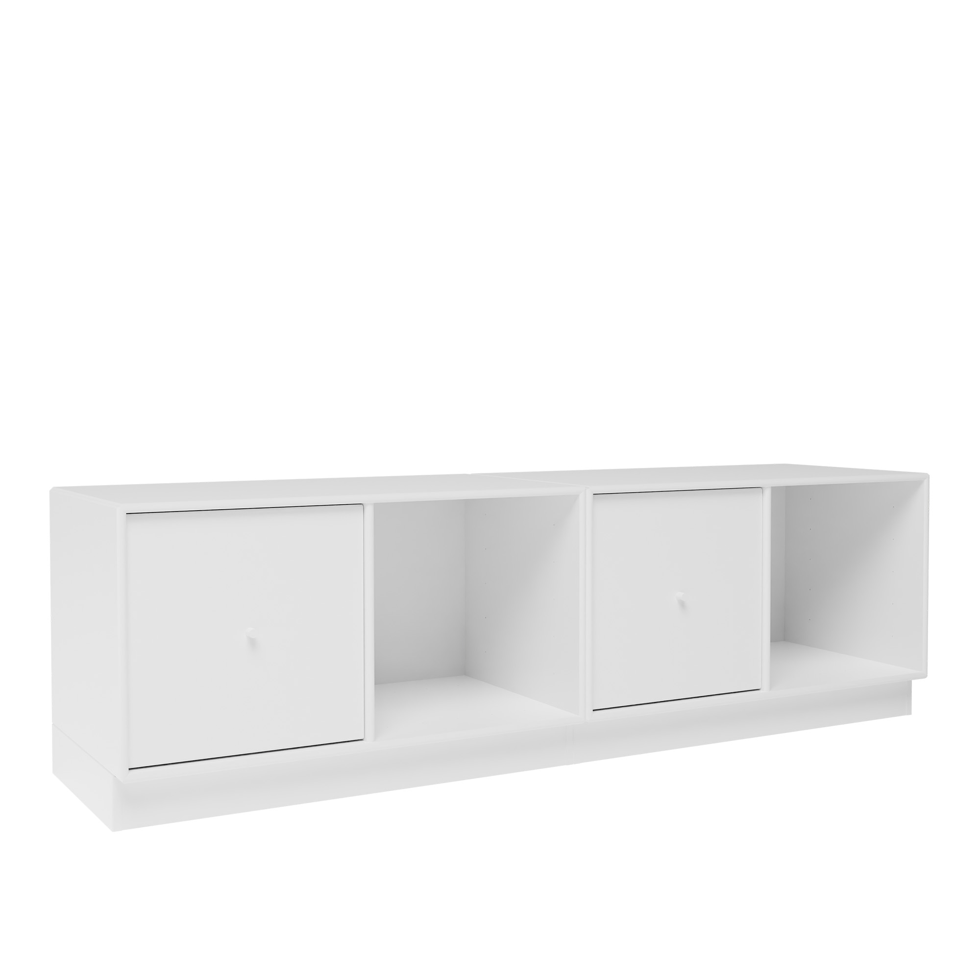 montana - rest ii bench 101-newwhite 07 plinth 7 cm - skåp och vitrinskåp - peter j. lassen - vit - trä