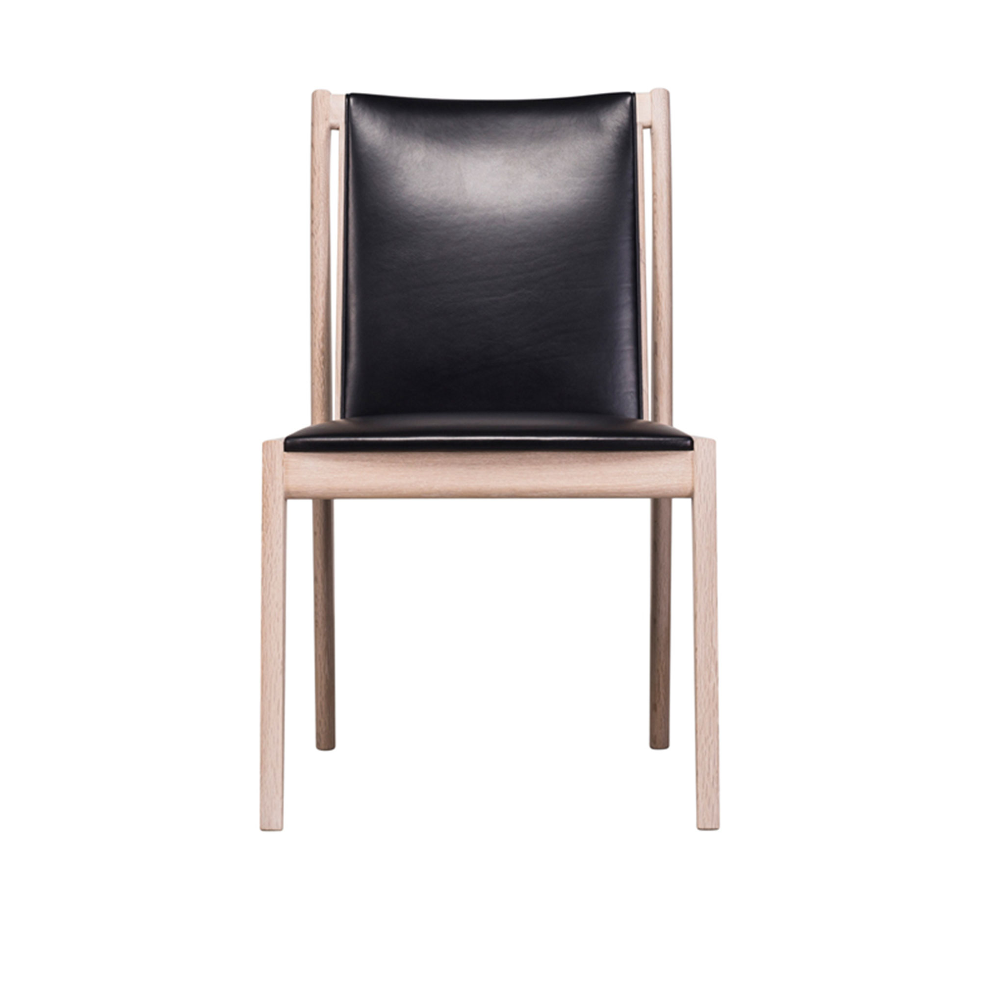 Ritzwell - Claude 1605 Chair, Oak Frame Black Urethane Finish, Fabric Cat. T., 3037 - Spisestoler - Shinsaku Miyamoto