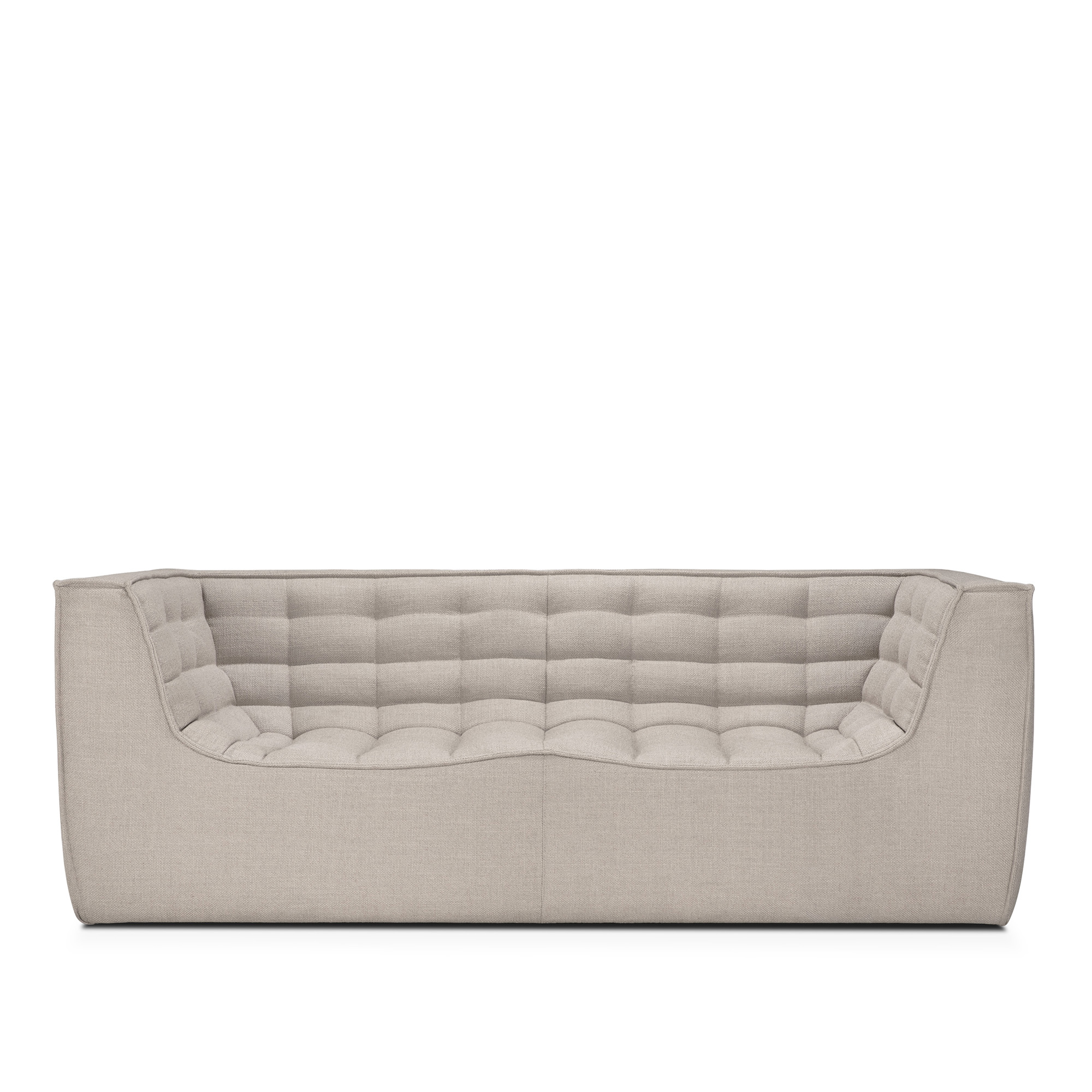 Ethnicraft - N701 sofa - Beige fabric - 2 seater - Soffor - Beige - Textilmaterial