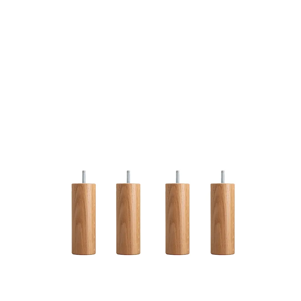 DUX SC sängben rund ek 4-pack