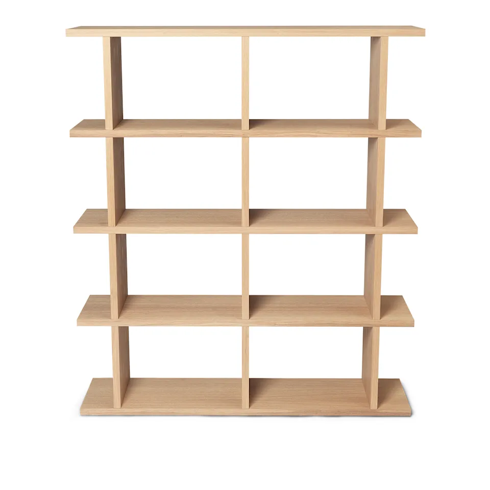 Kona bokhylla 2 x 4 hyllplan